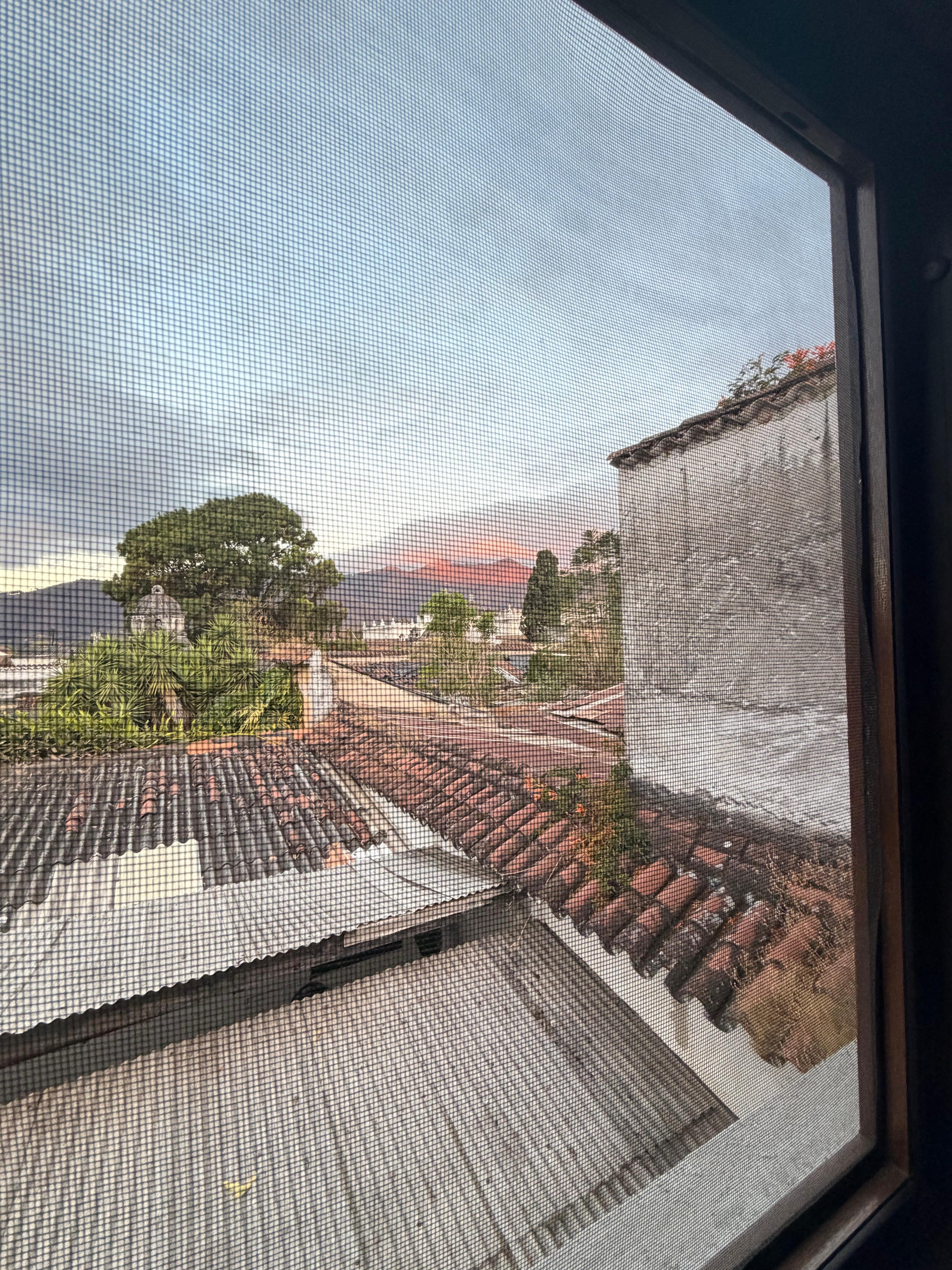 View from upstairs bedroom 