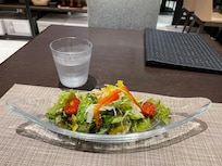 サラダ、モリモリ食べれました。