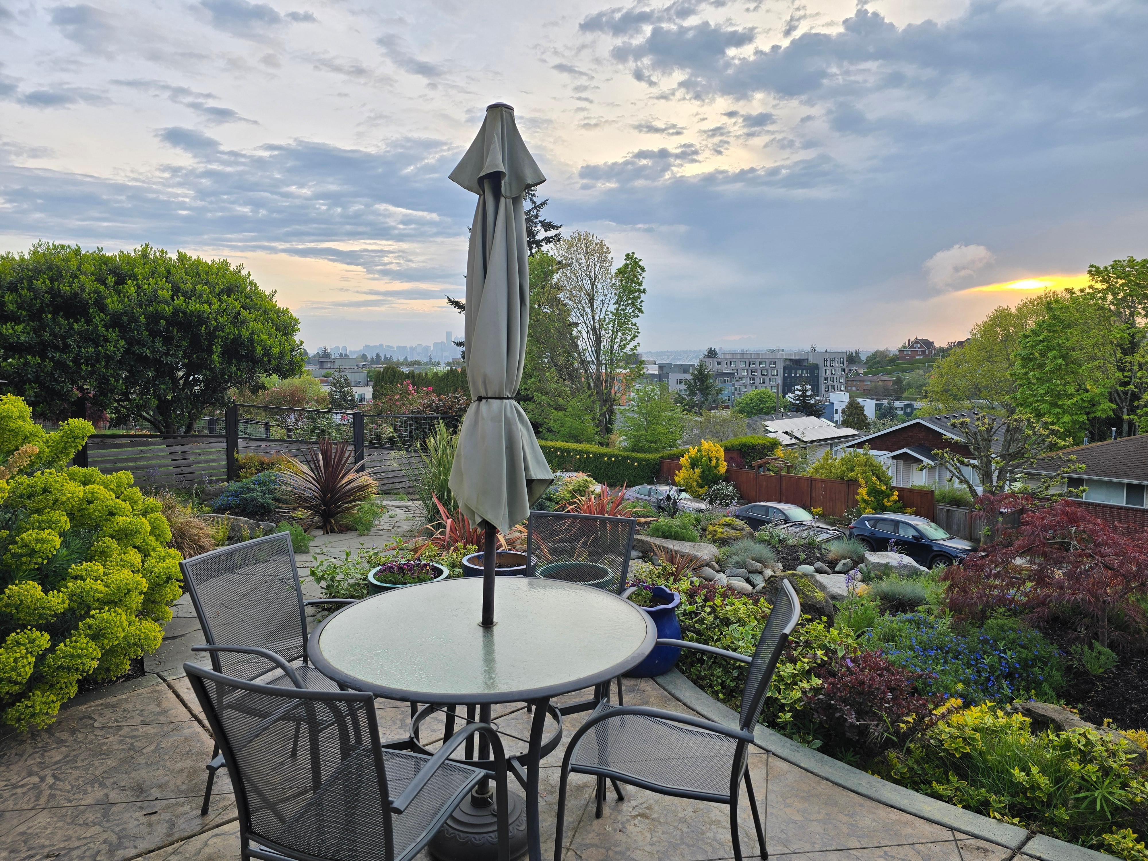 View from patio