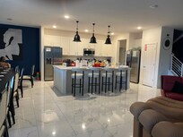 Adequate kitchen space….