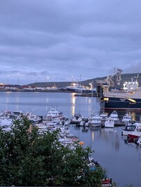 Great view of the harbour from the deck. Ahhh. What a beautiful place