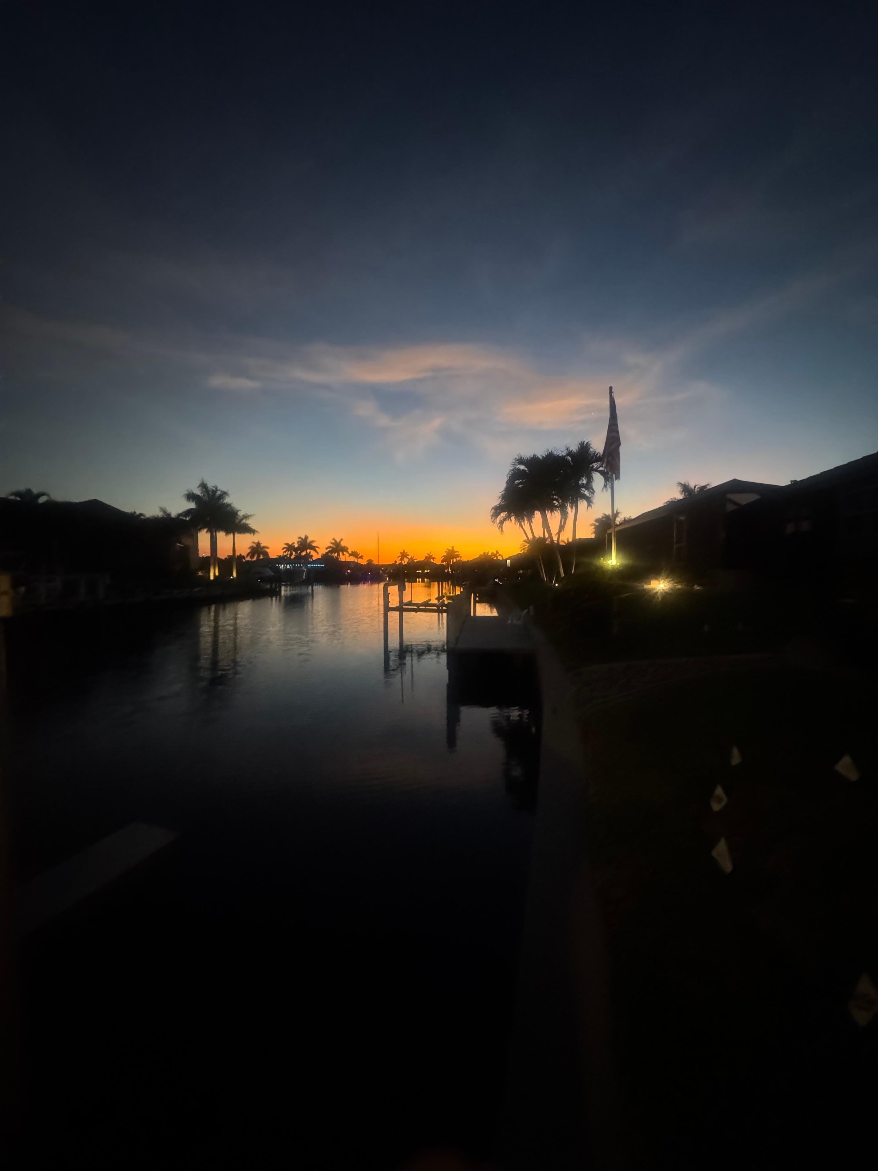 The sky’s every evening were beautiful, and I never missed the opportunity to see it.