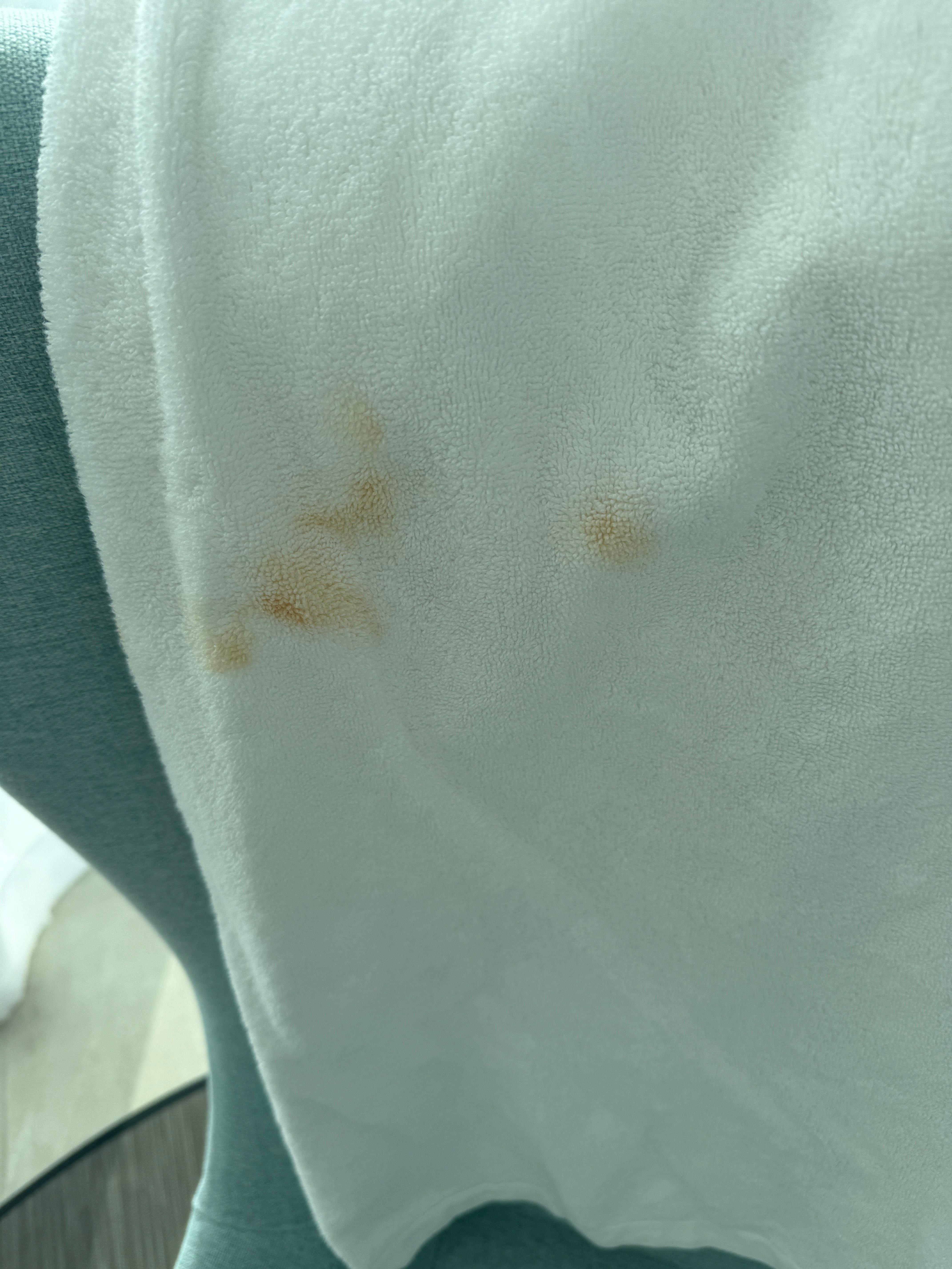 We asked for towels for our shower- this filthy stained towels are what they delivered.  Hideous.  