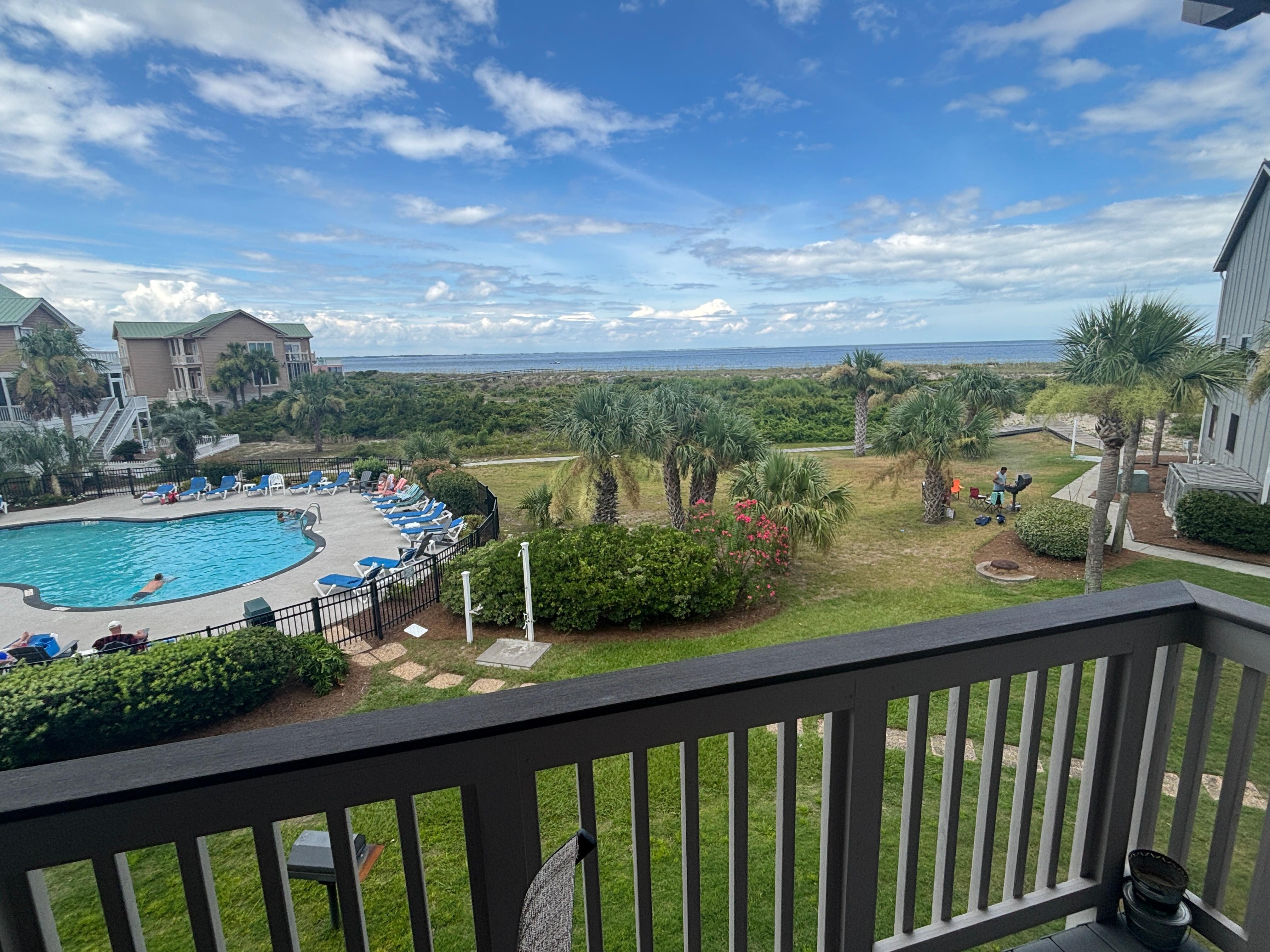  View from the condo balcony 