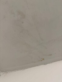 Ceiling water stained