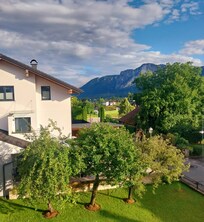 Blick vom Balkon