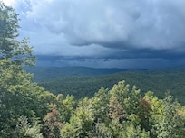 As a storm was rolling in.