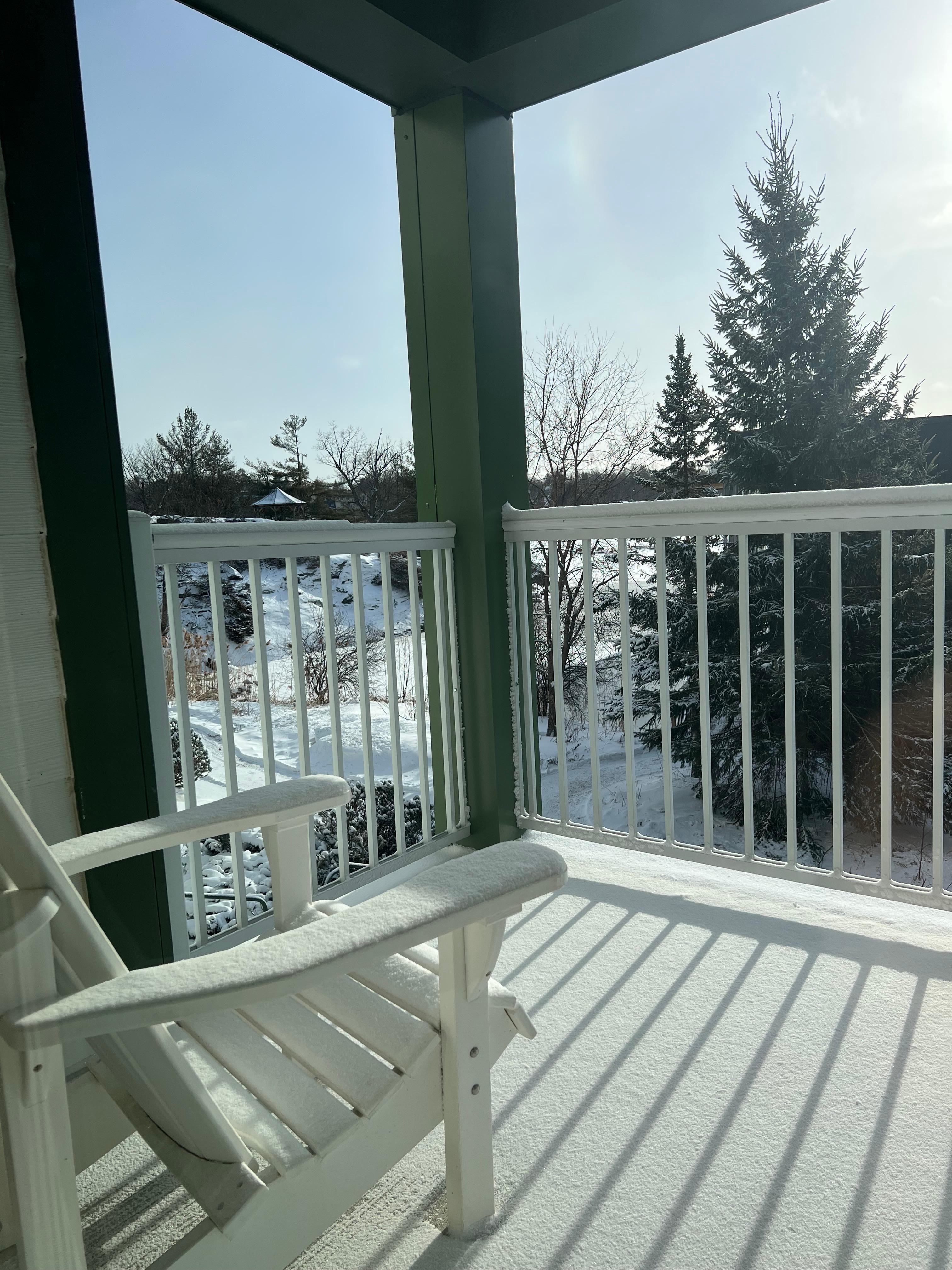 View from room balcony