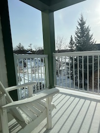 View from room balcony