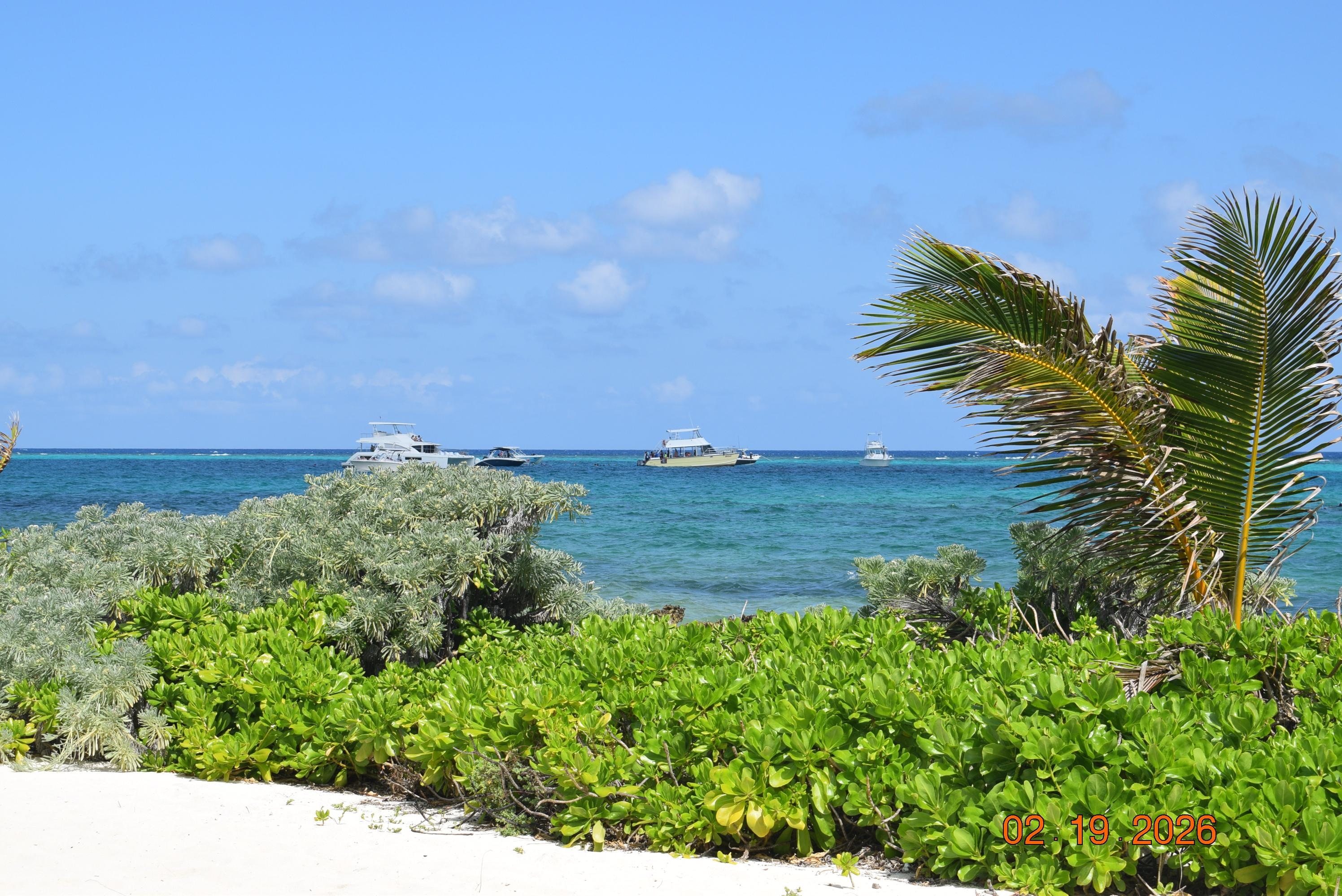 View of ocean from beach in front of Retreat