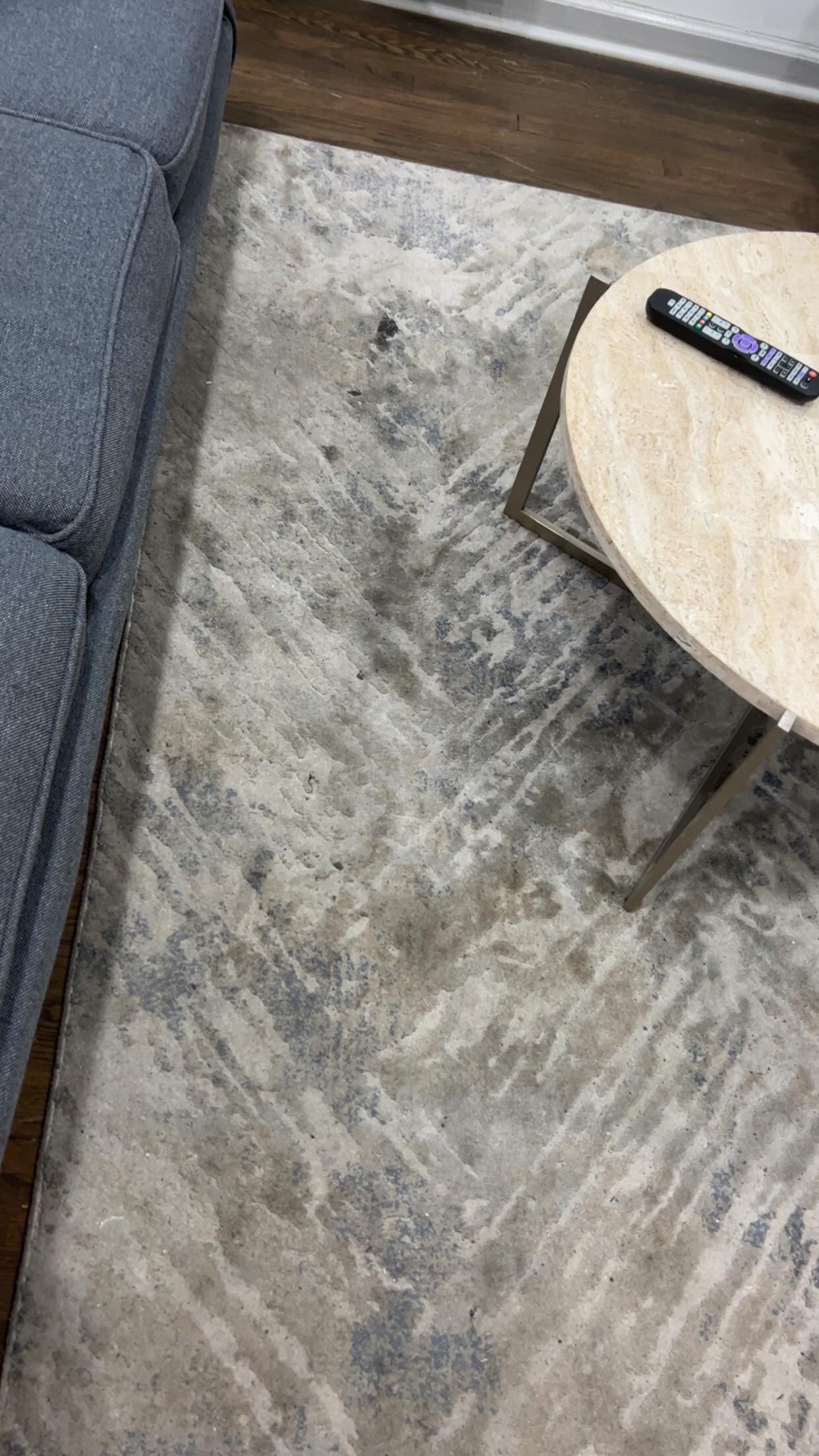 Dirty rug