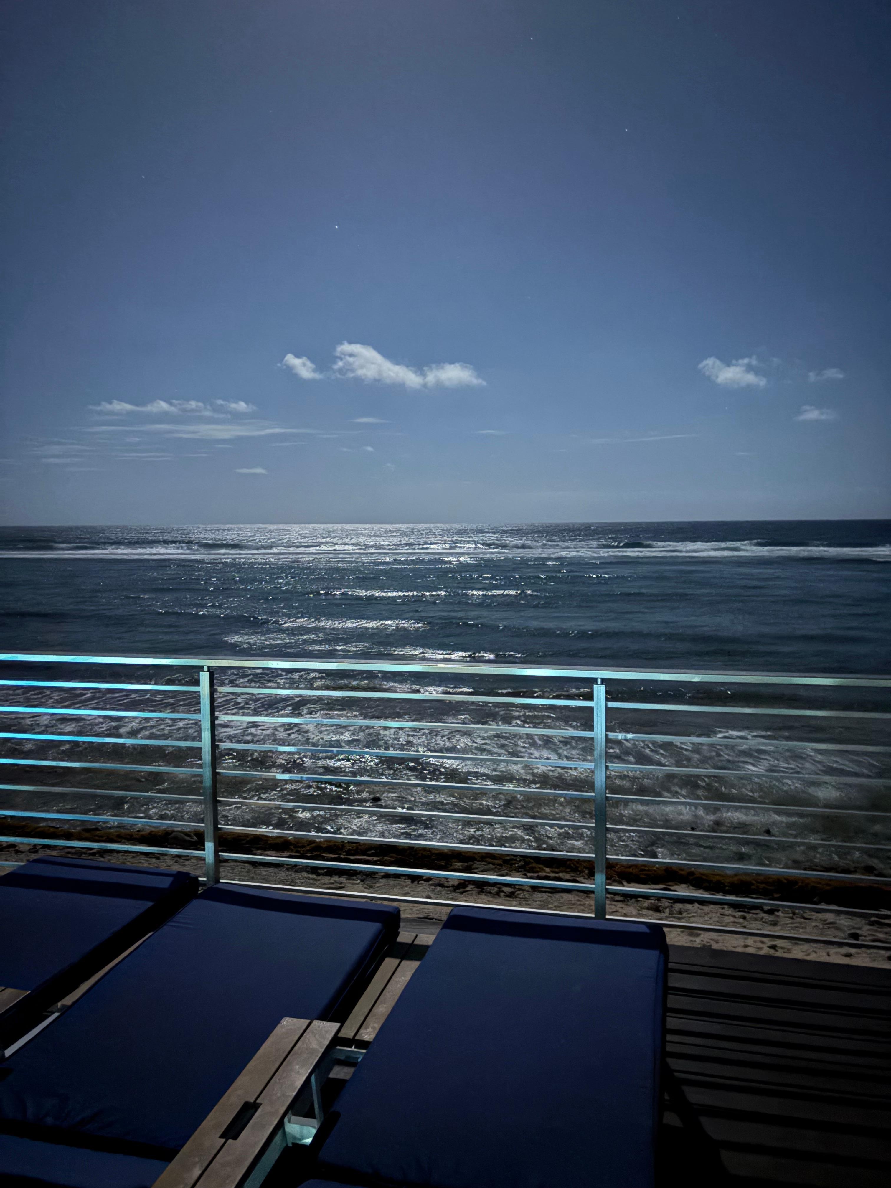 Full moon during our stay 