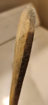 Moldy spoon