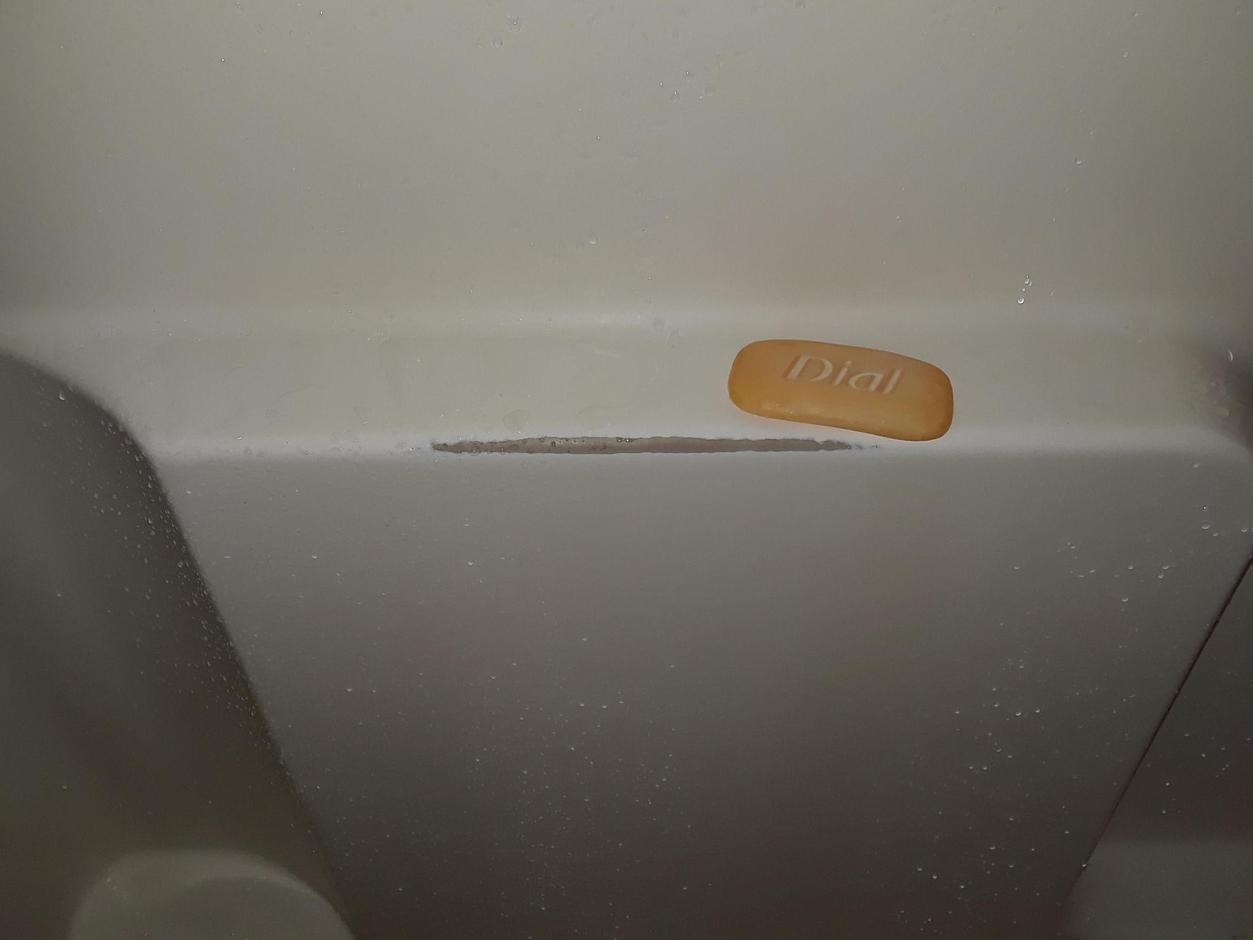 Shower fiberglass damage