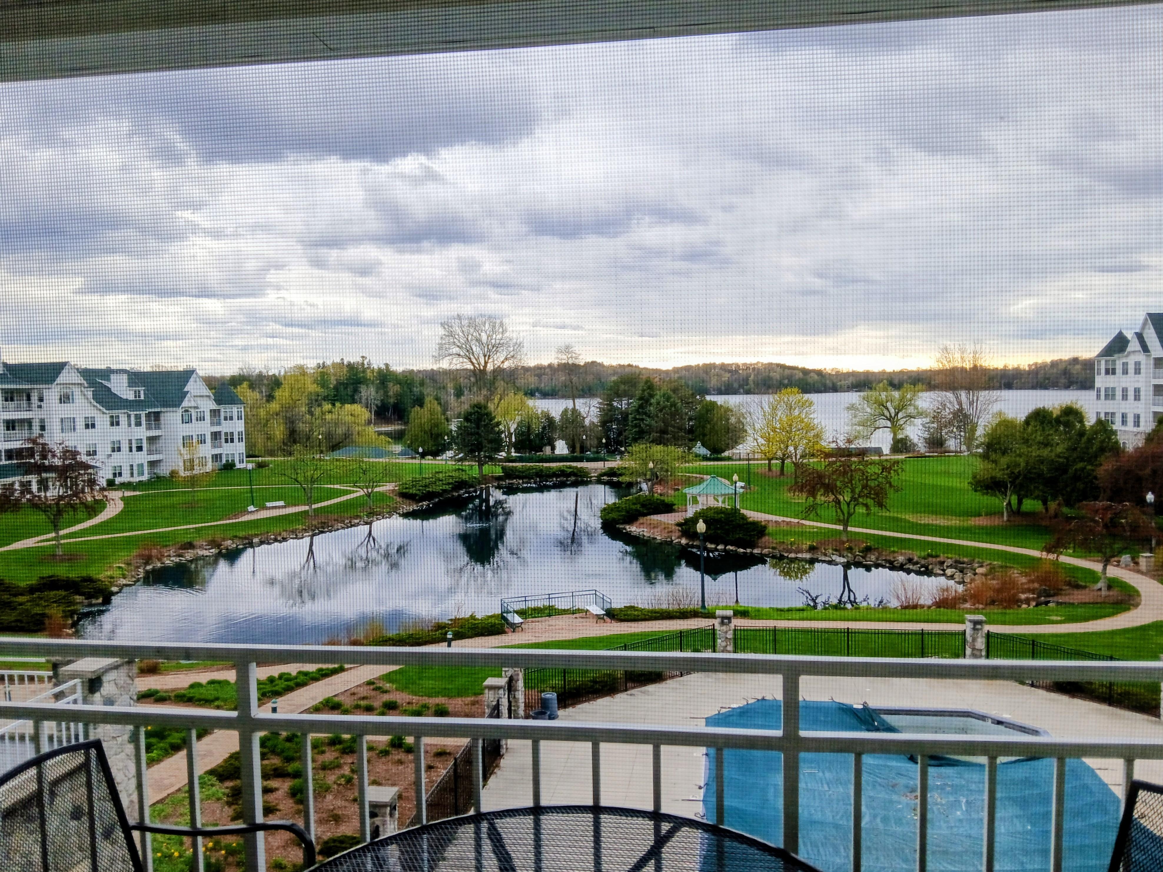 View from 2 bedroom suite patio