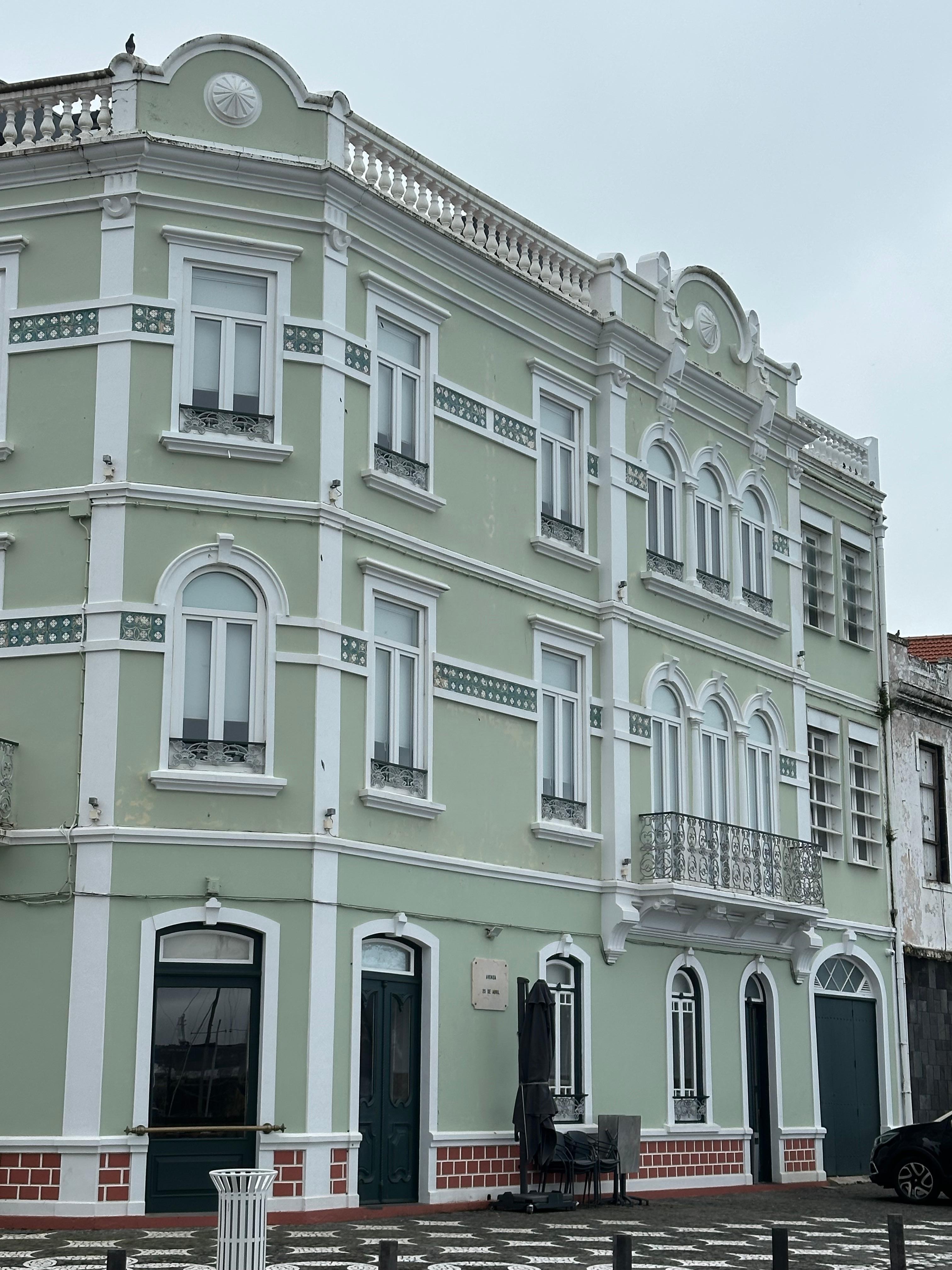 Our room facing the harbor & Pico island. 