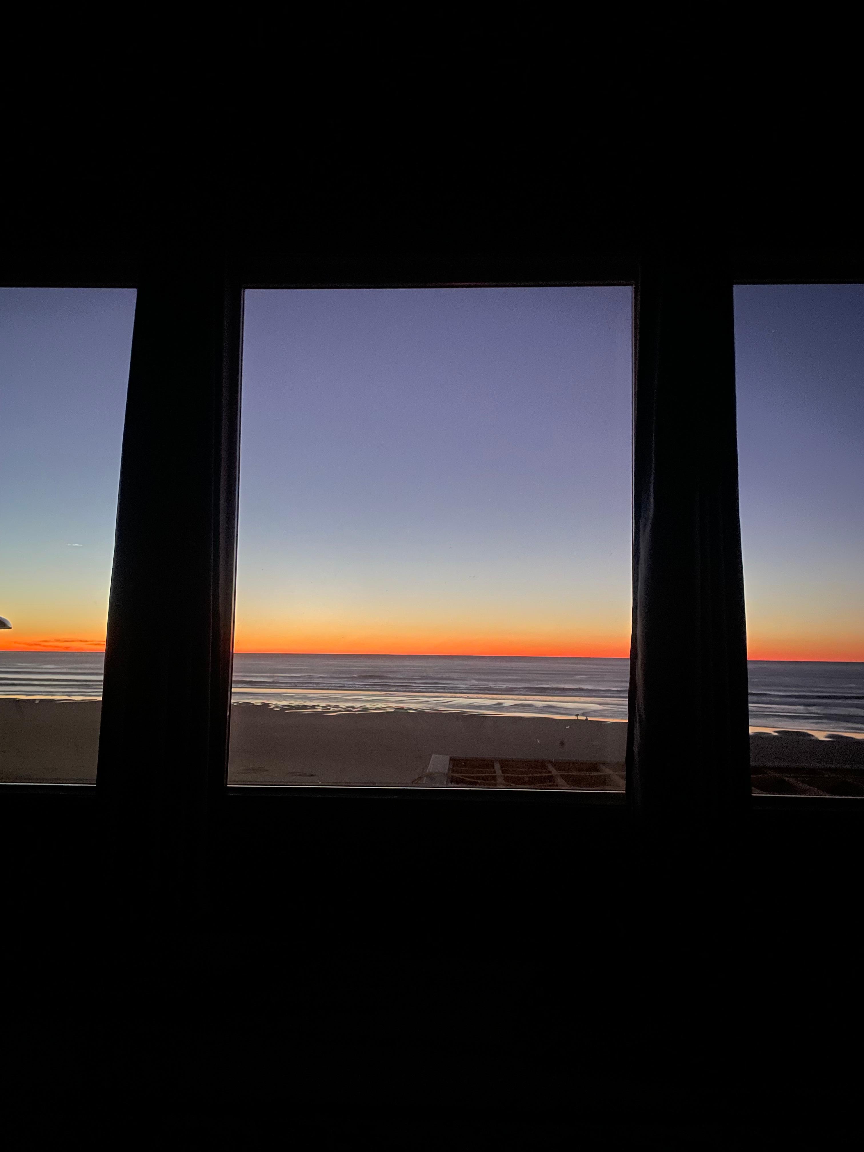 View from living room.  