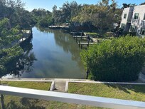 View of the bayou from second floor deck