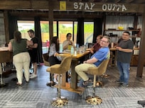 Getting ready for a family meal.