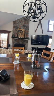 Beautiful kitchen, living room and dining area