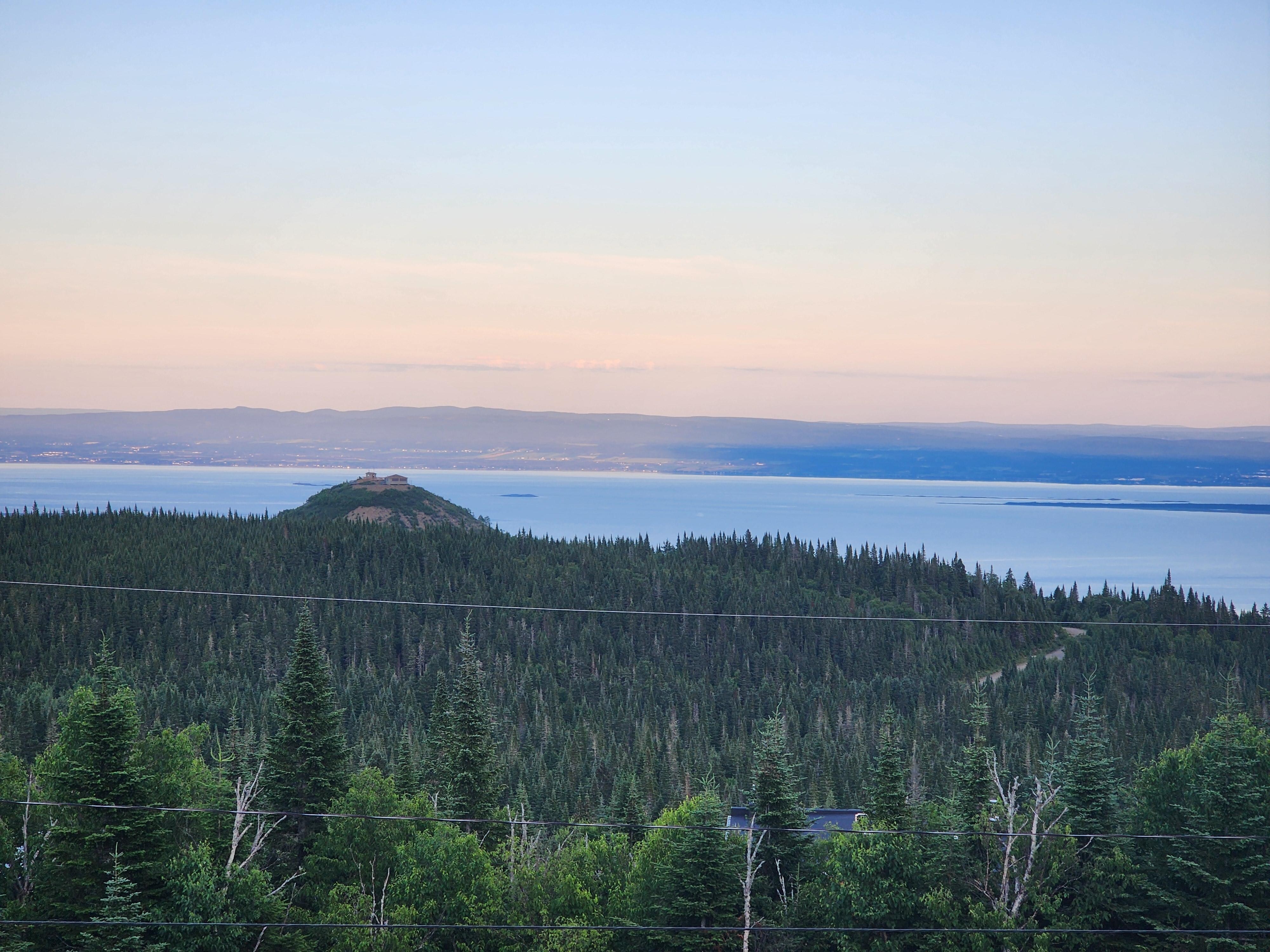 Vue sur le fleuve saint-laurent