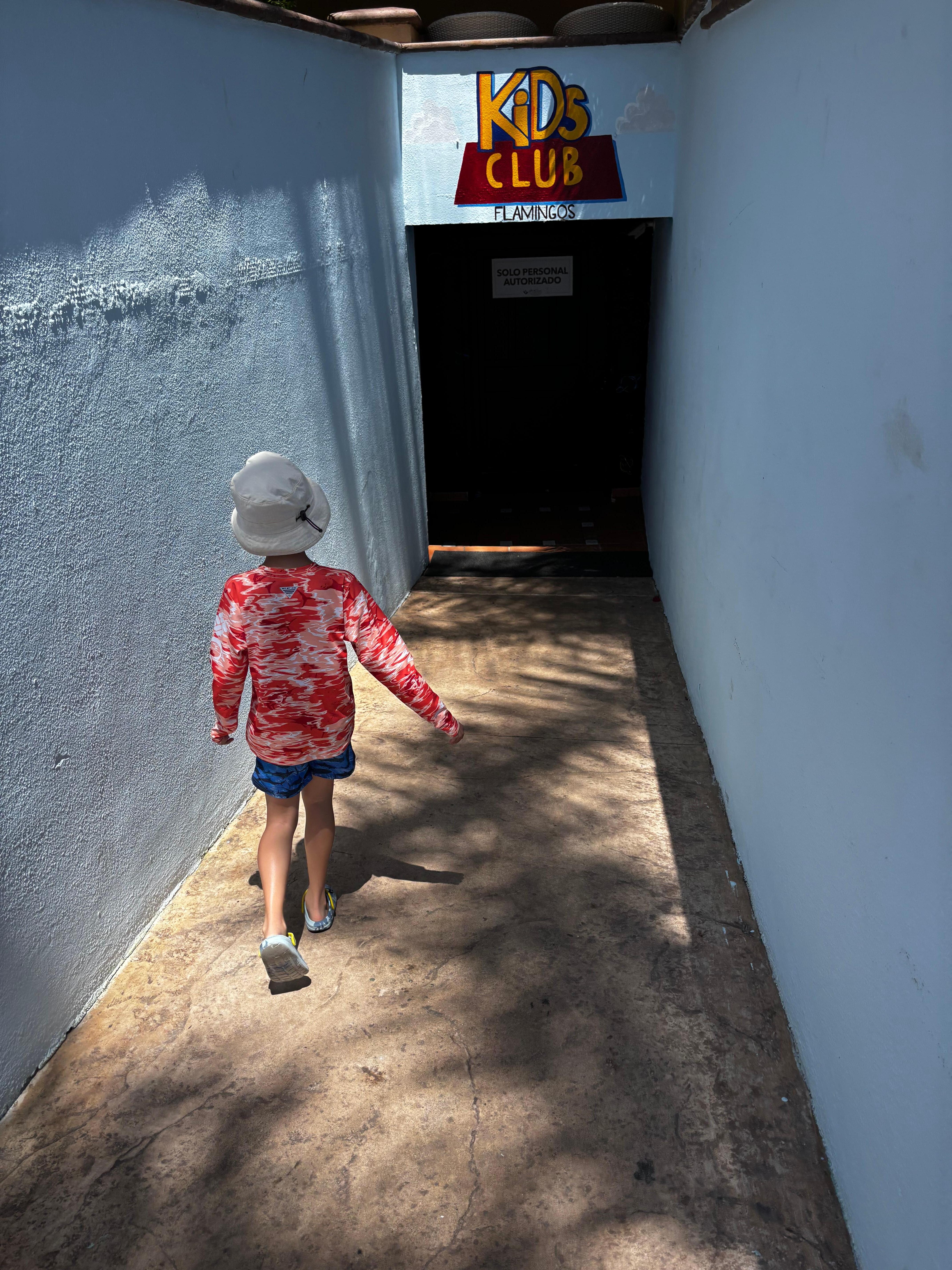Kids club entrance