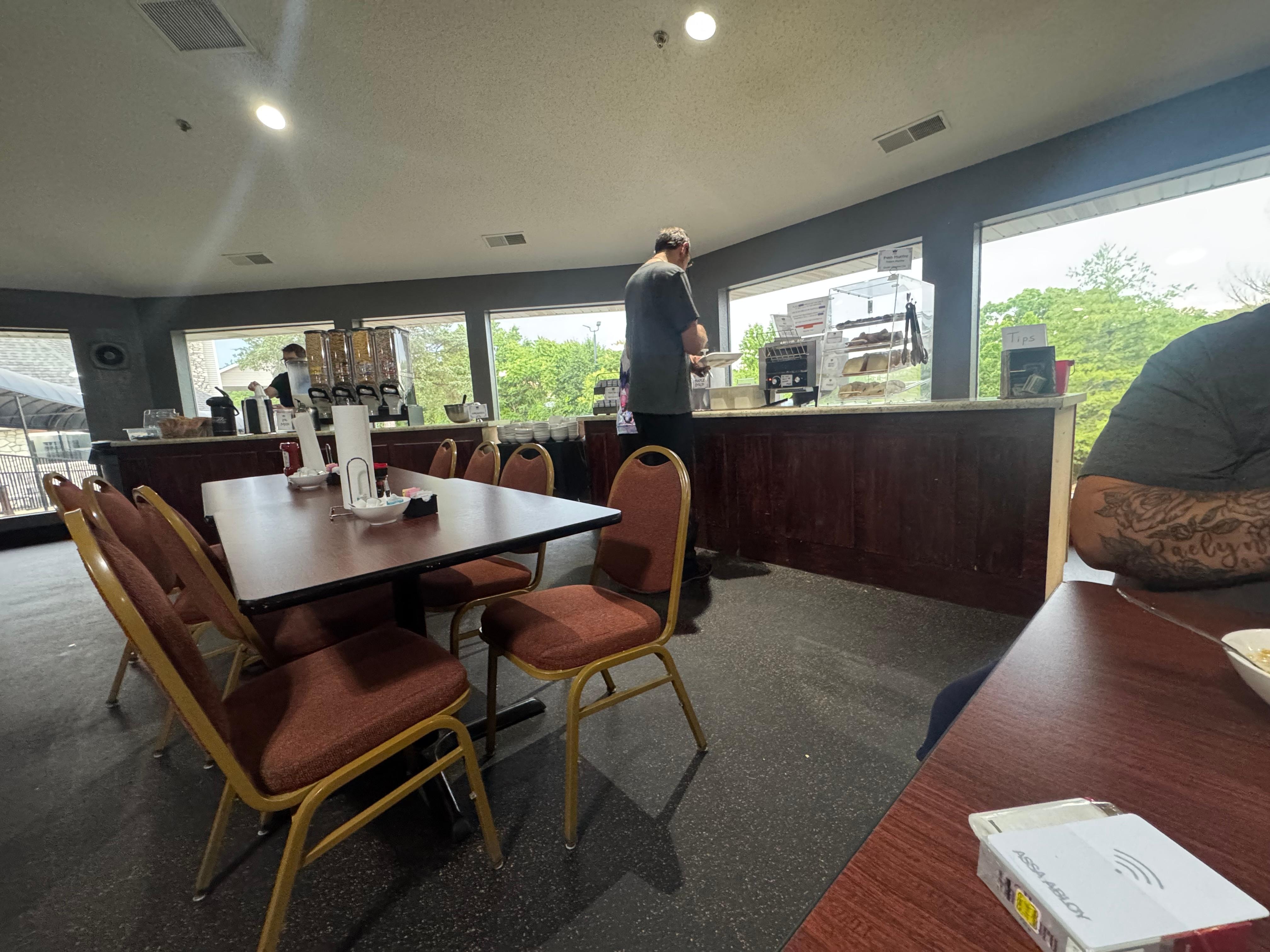 Breakfast buffet