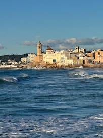 Blick auf Sitges