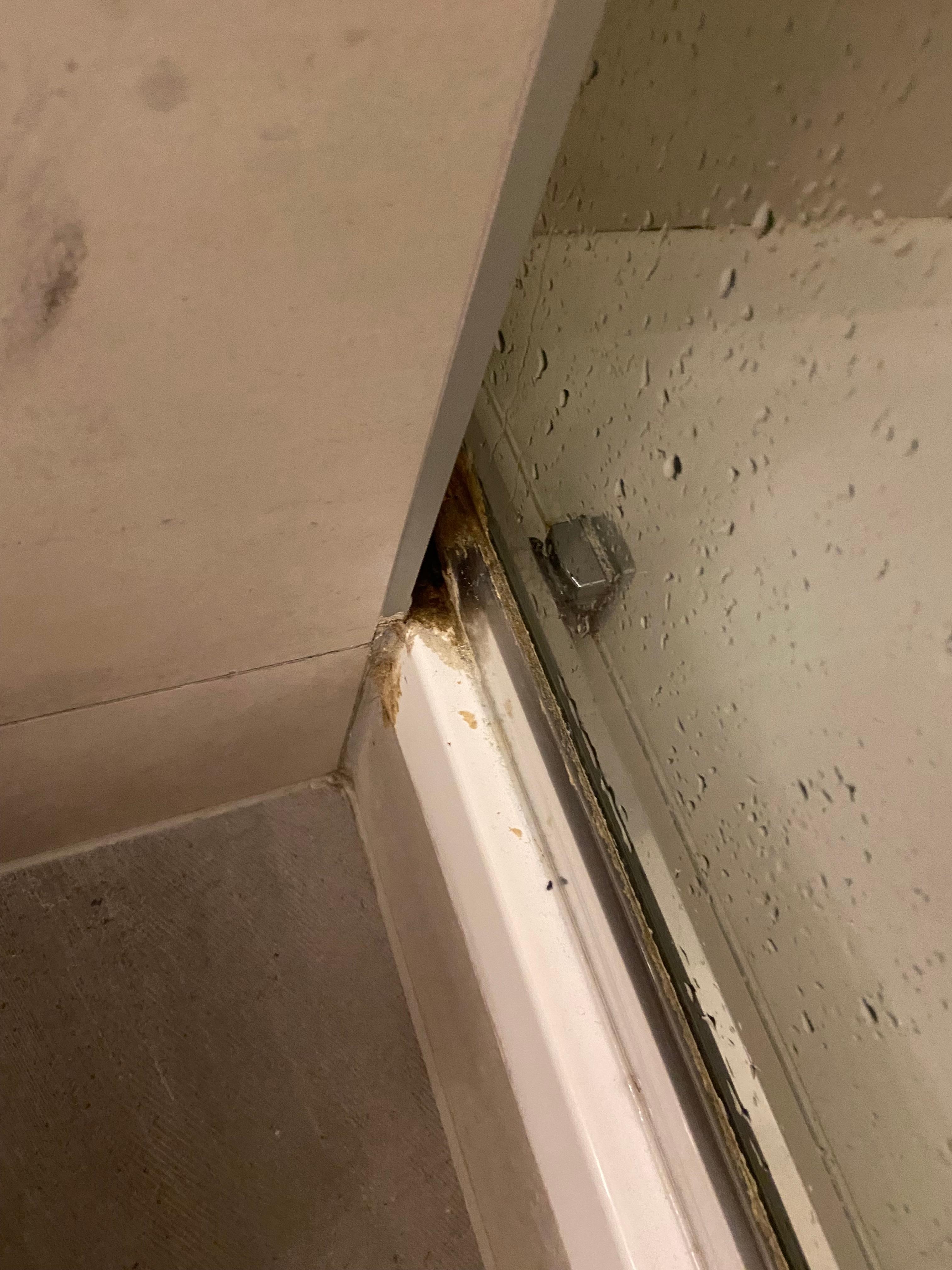 Saleté dans la douche