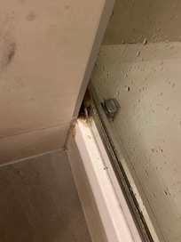 Saleté dans la douche