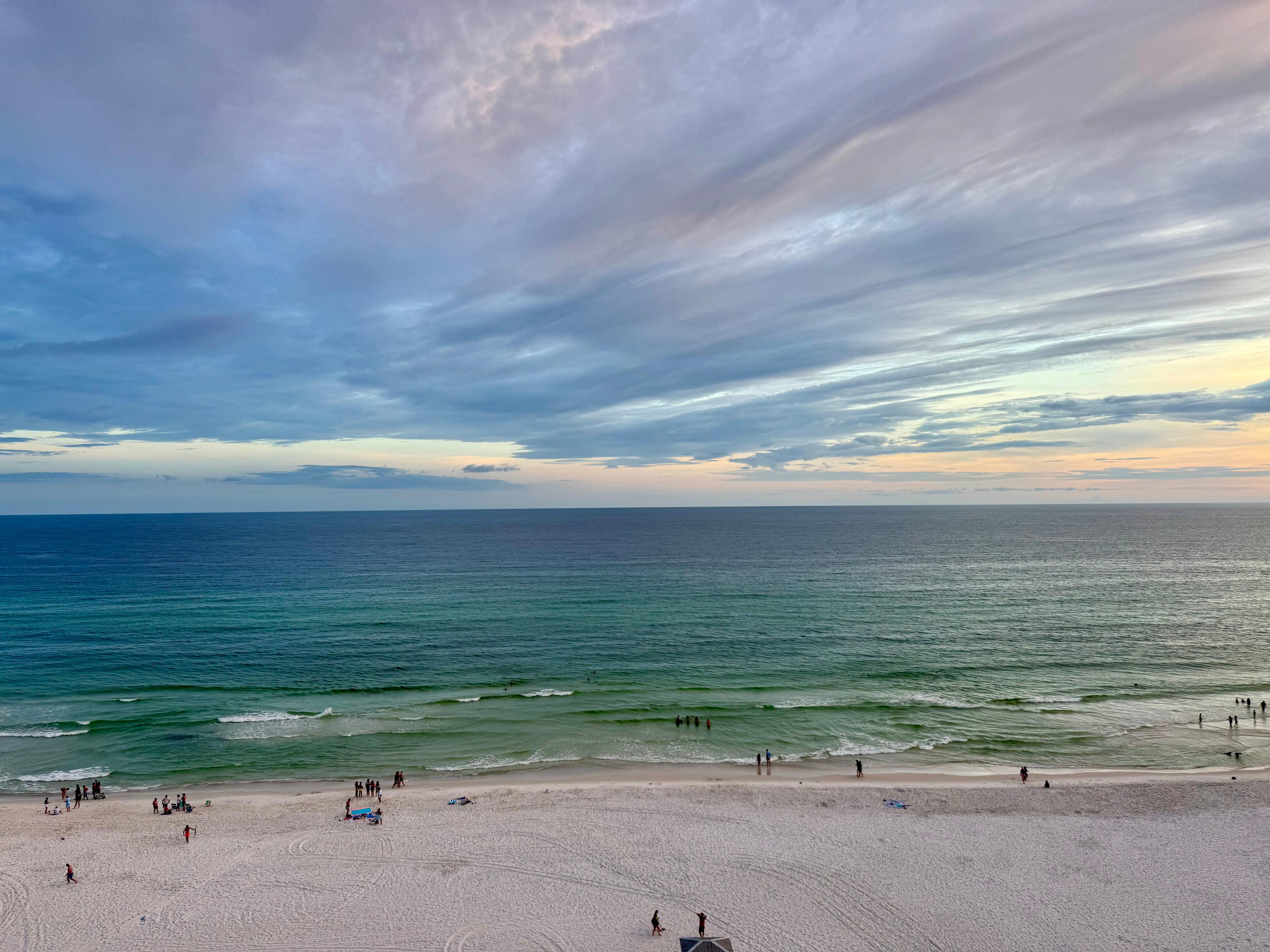 Morning view from the balcony 