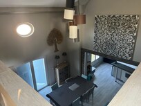 Main reception with vaulted ceiling