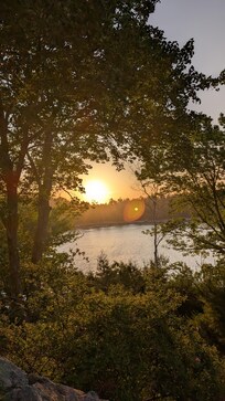 Sunrise from the front yard.