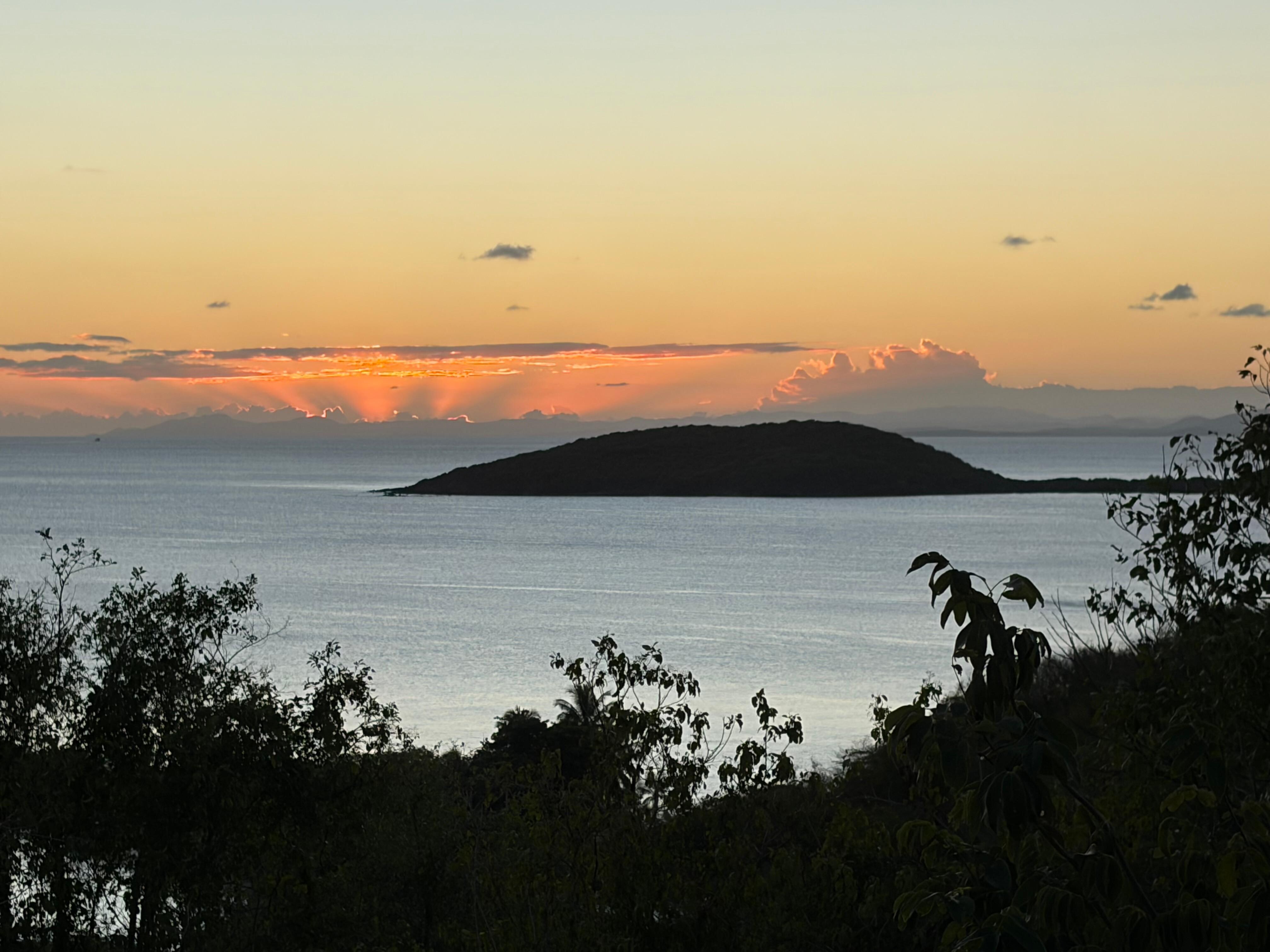 Sunset from the deck