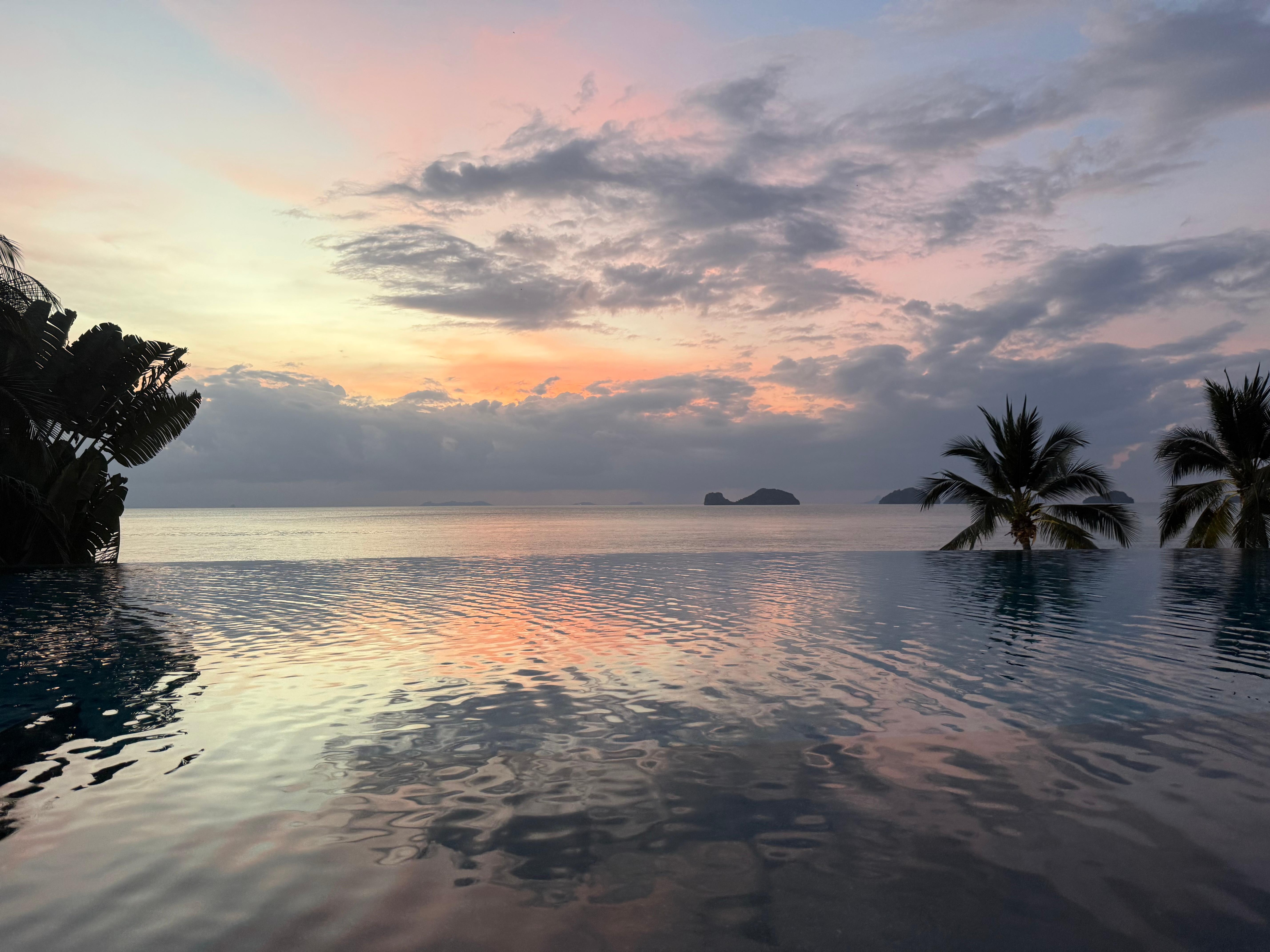View from main pool. 