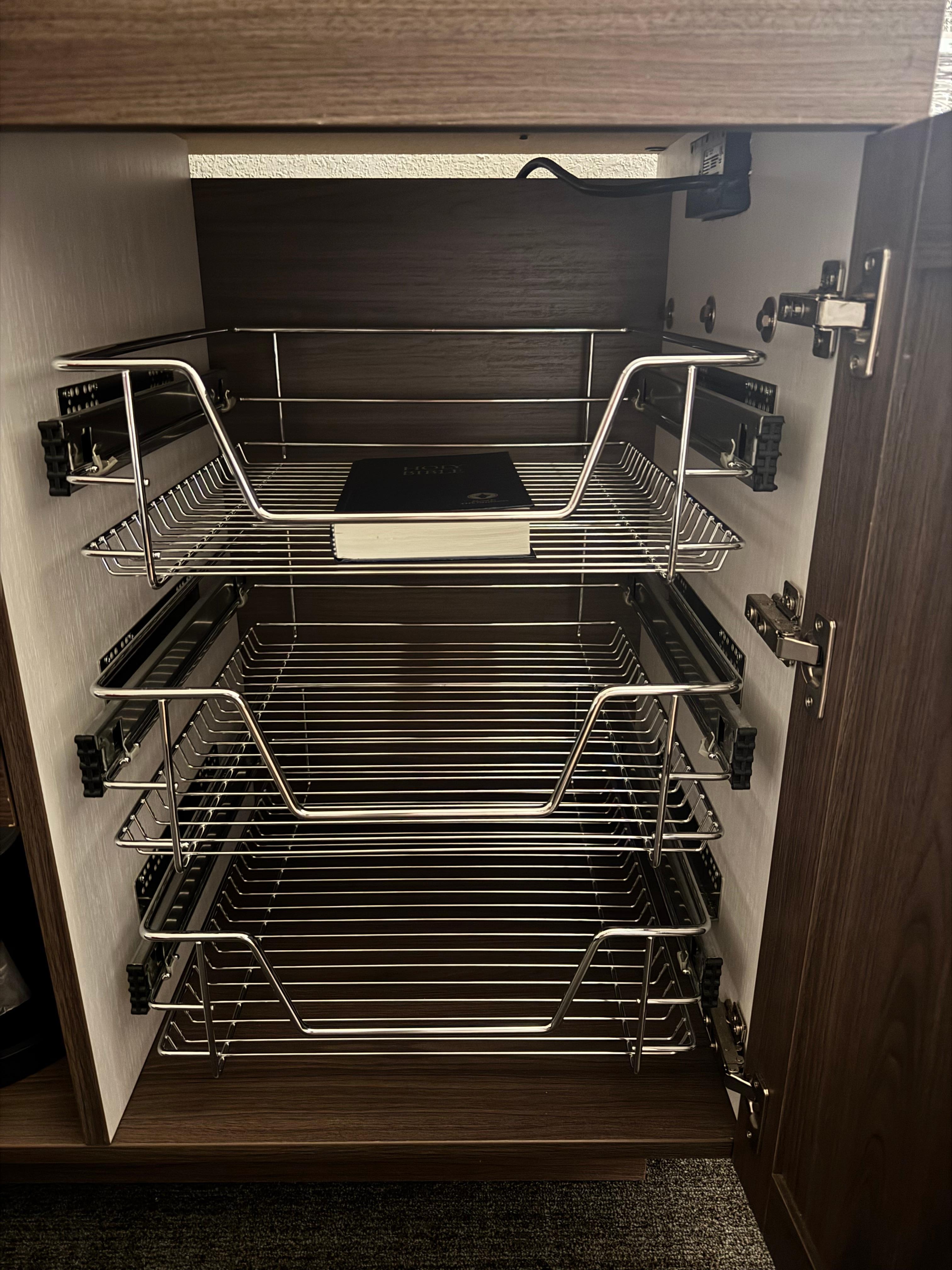 Limited space to store clothes.