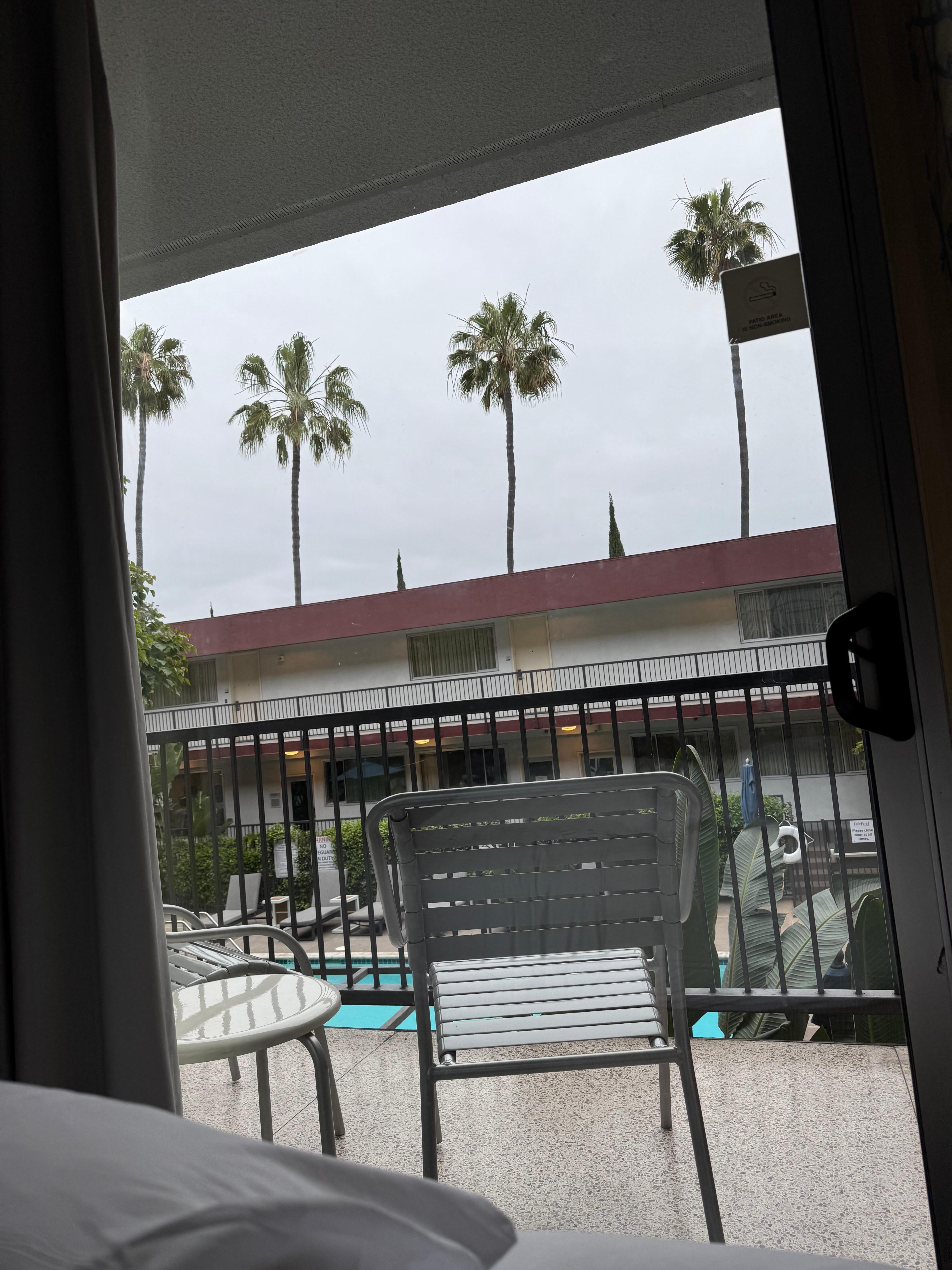 View from  our balcony