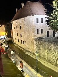 Night view of prison