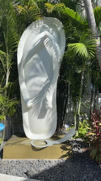 This flip-flop caught my attention it was a great photo opportunity