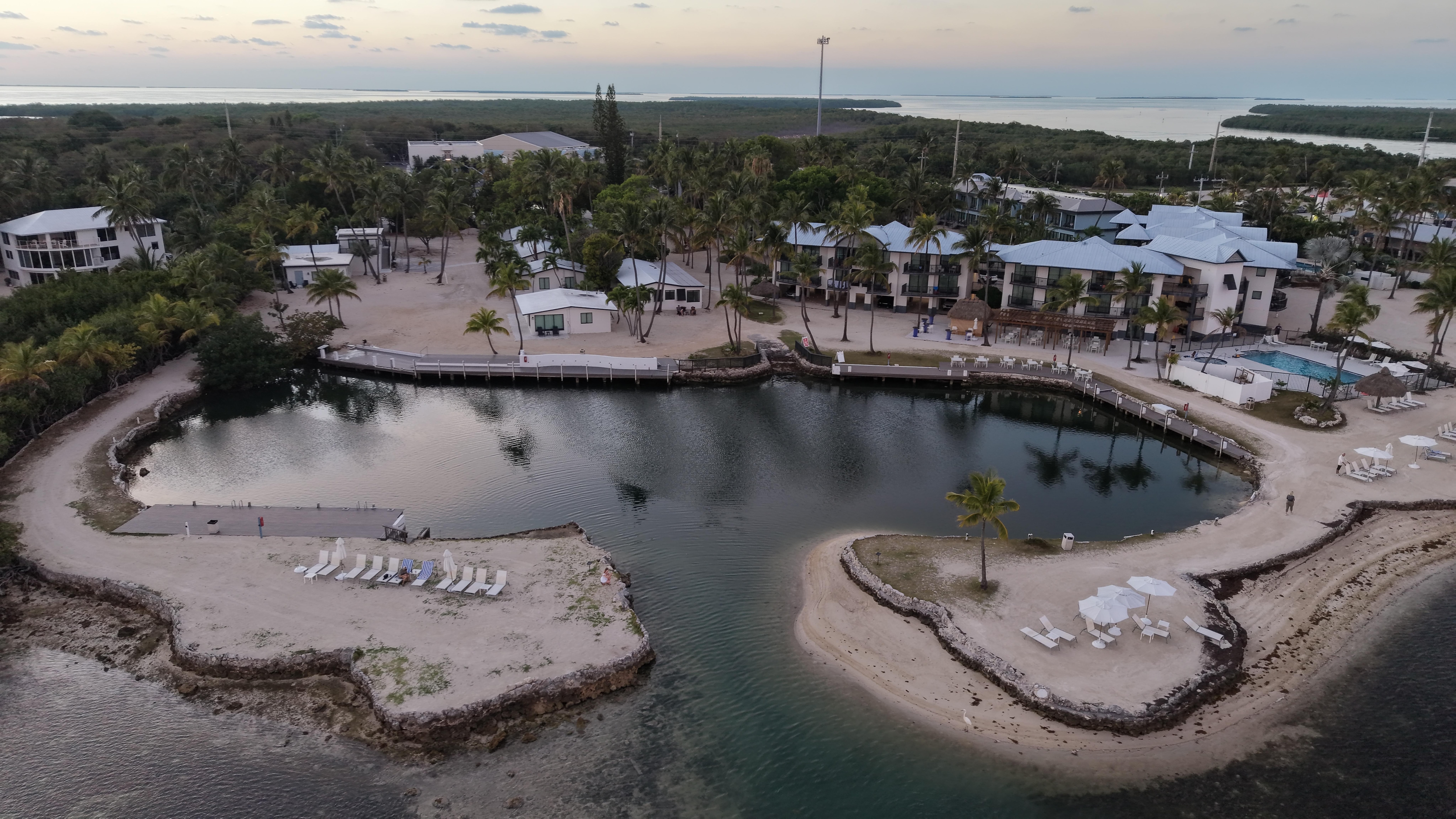 Drone resort shot
