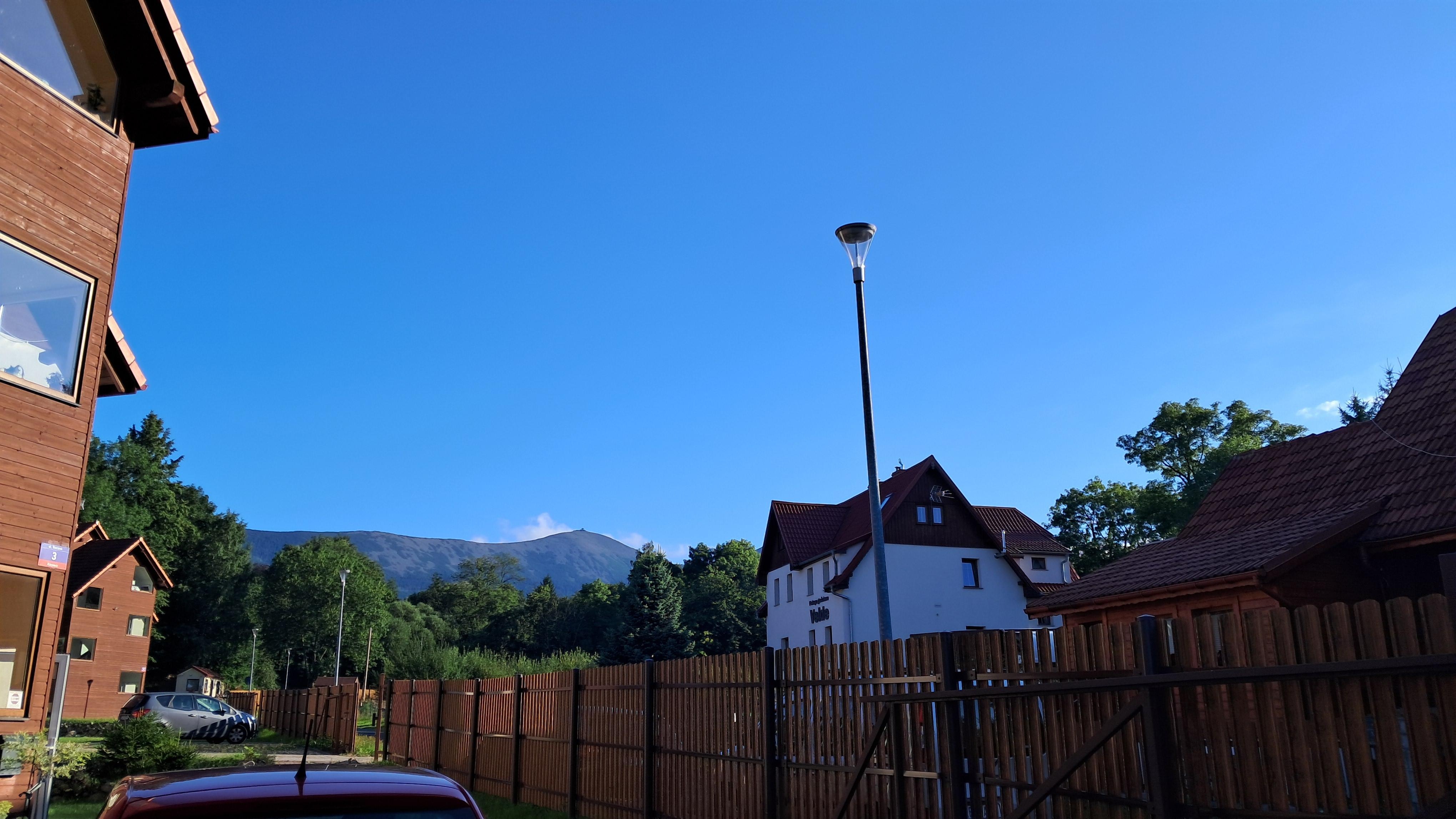 Blick zur Schneekoppe (nahe der Ferienwohnung)