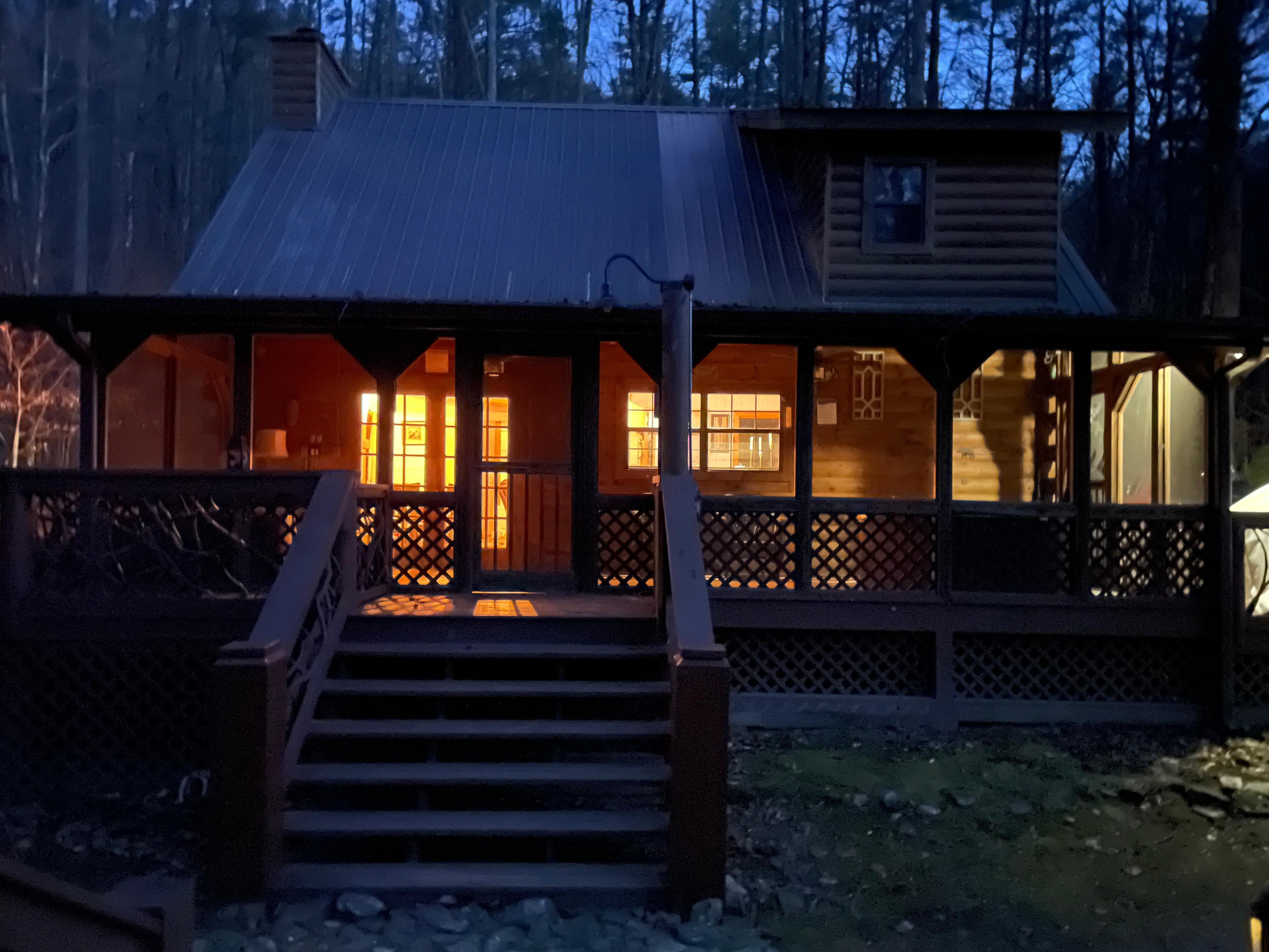 Cabin from river side.