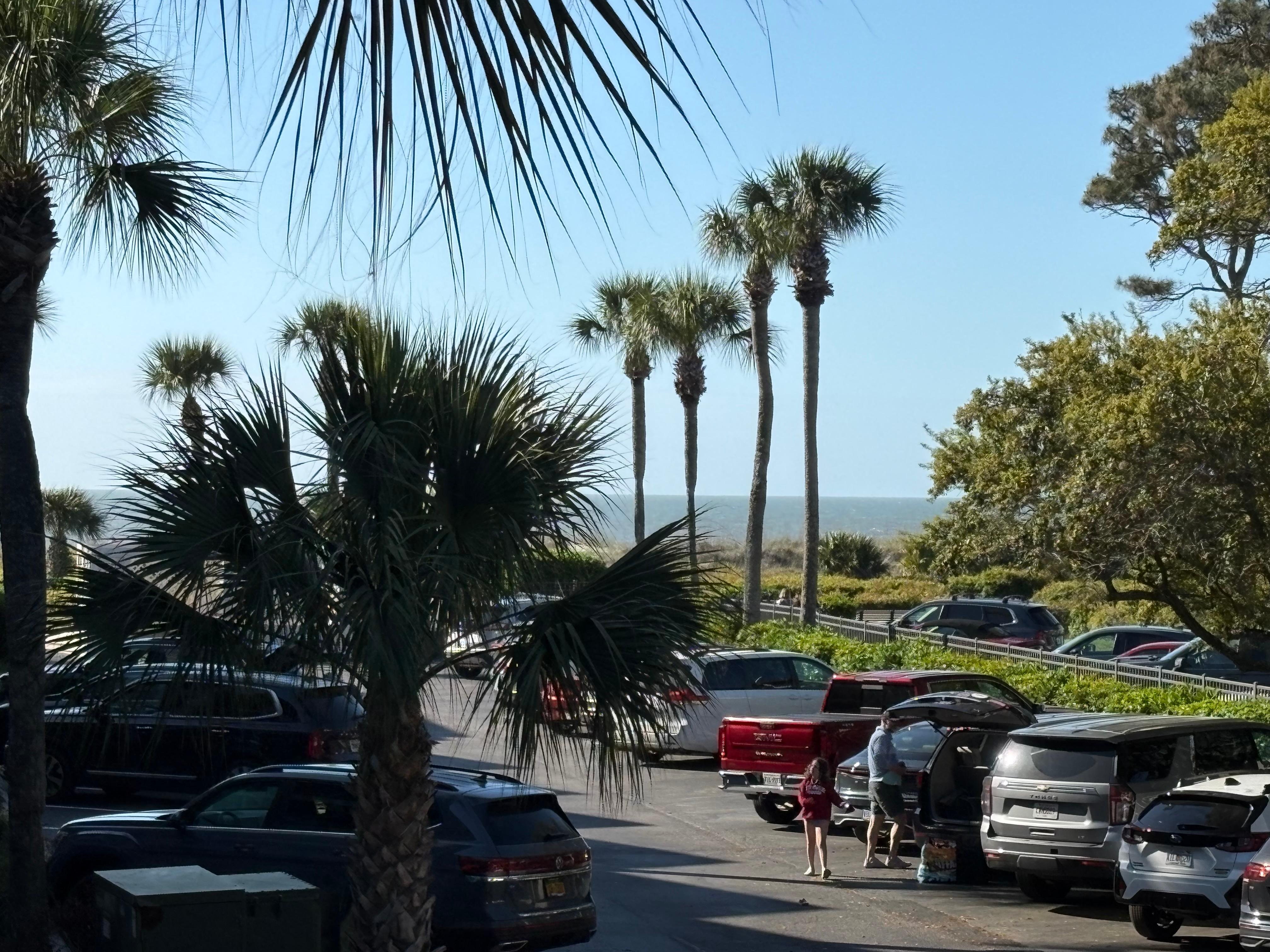 View from our balcony!