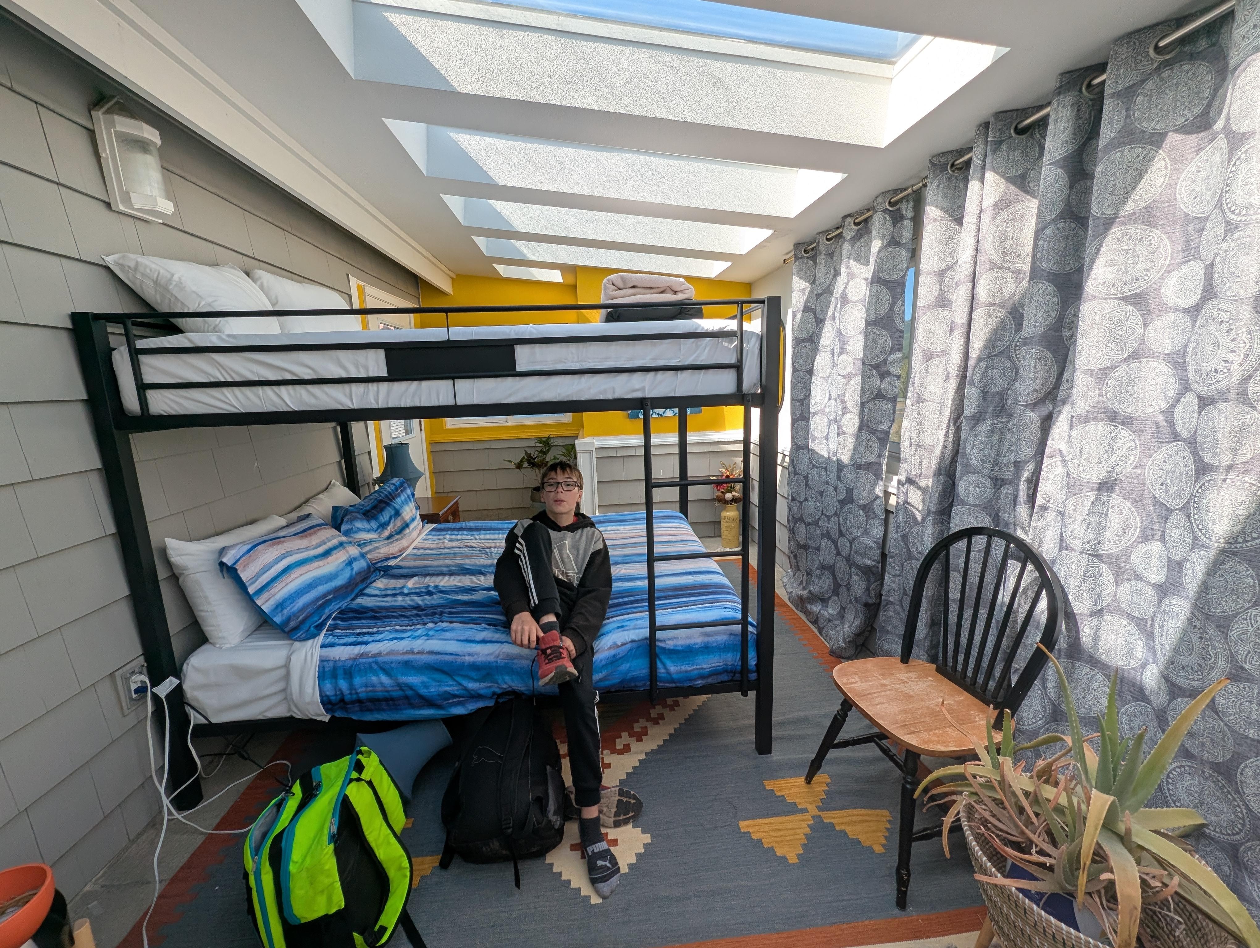 The kids love this sun room it feels like they have their own apartment within the house.