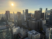 View from observation tower vancouver