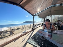 A nice afternoon view from the restaurant