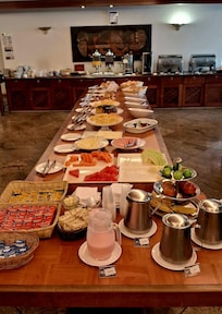 Belíssimo e delicioso café da manhã