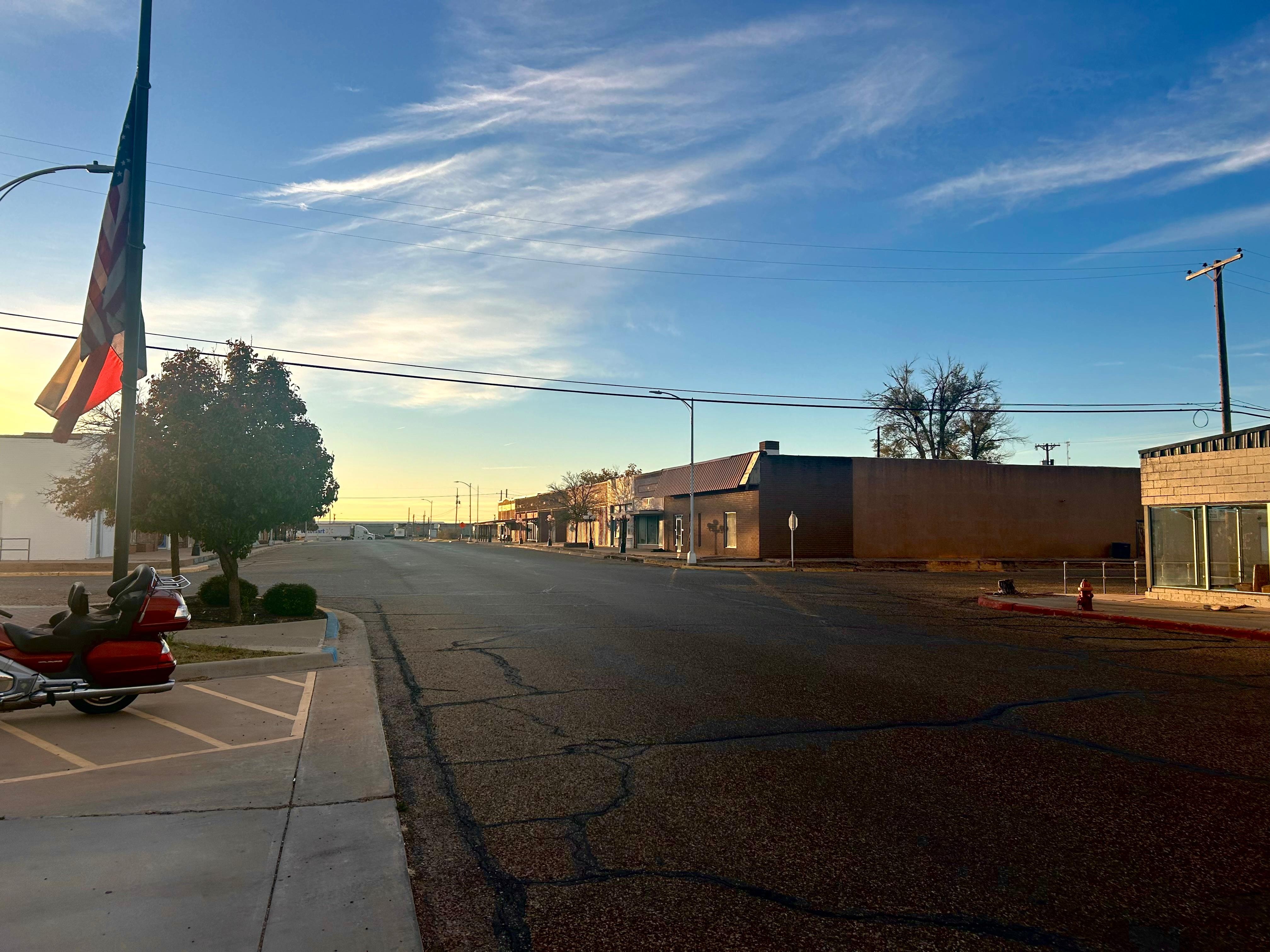 Morning rush hour , Seagravesc, Tx.