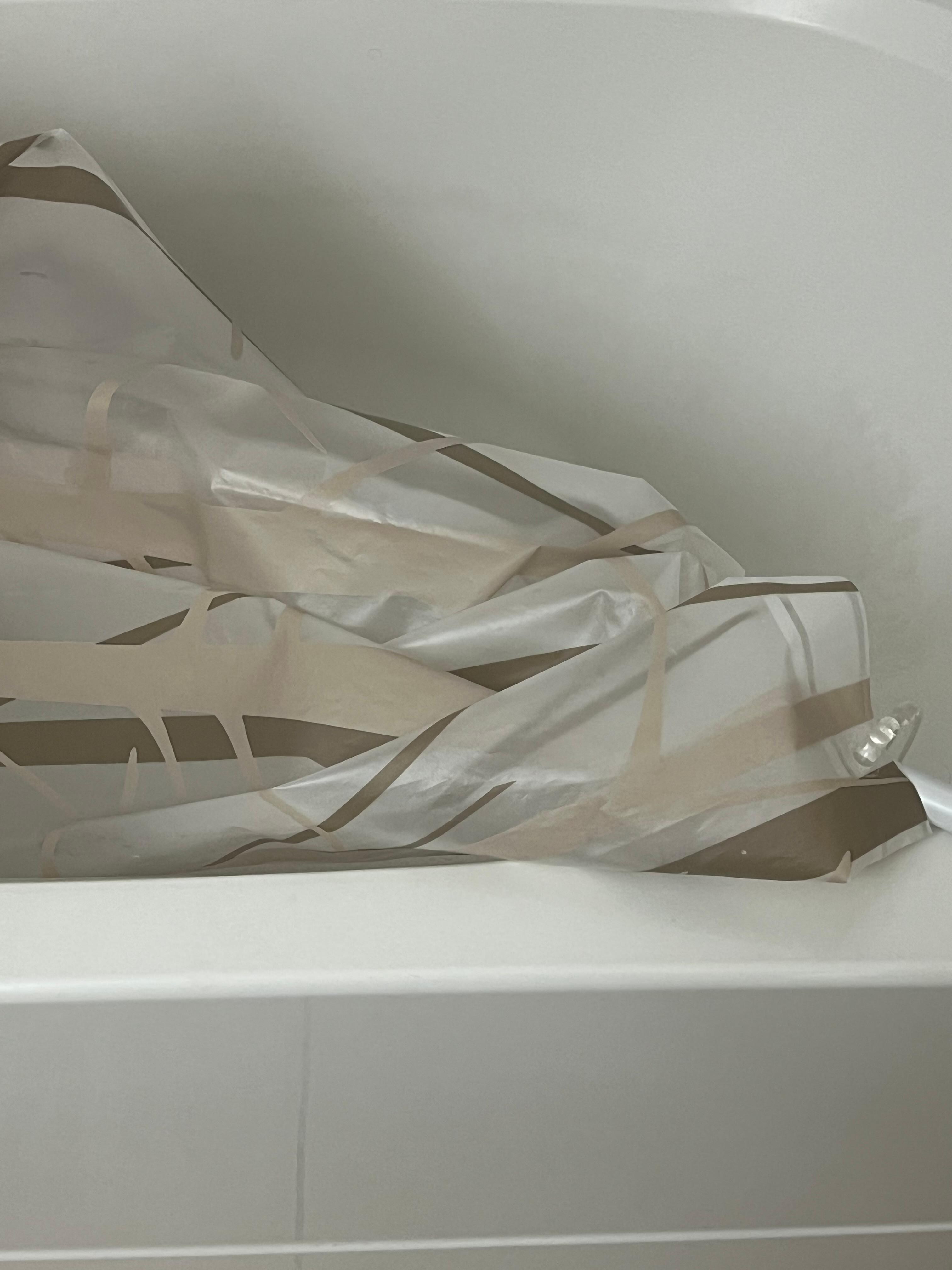 Shower curtain kept falling down
