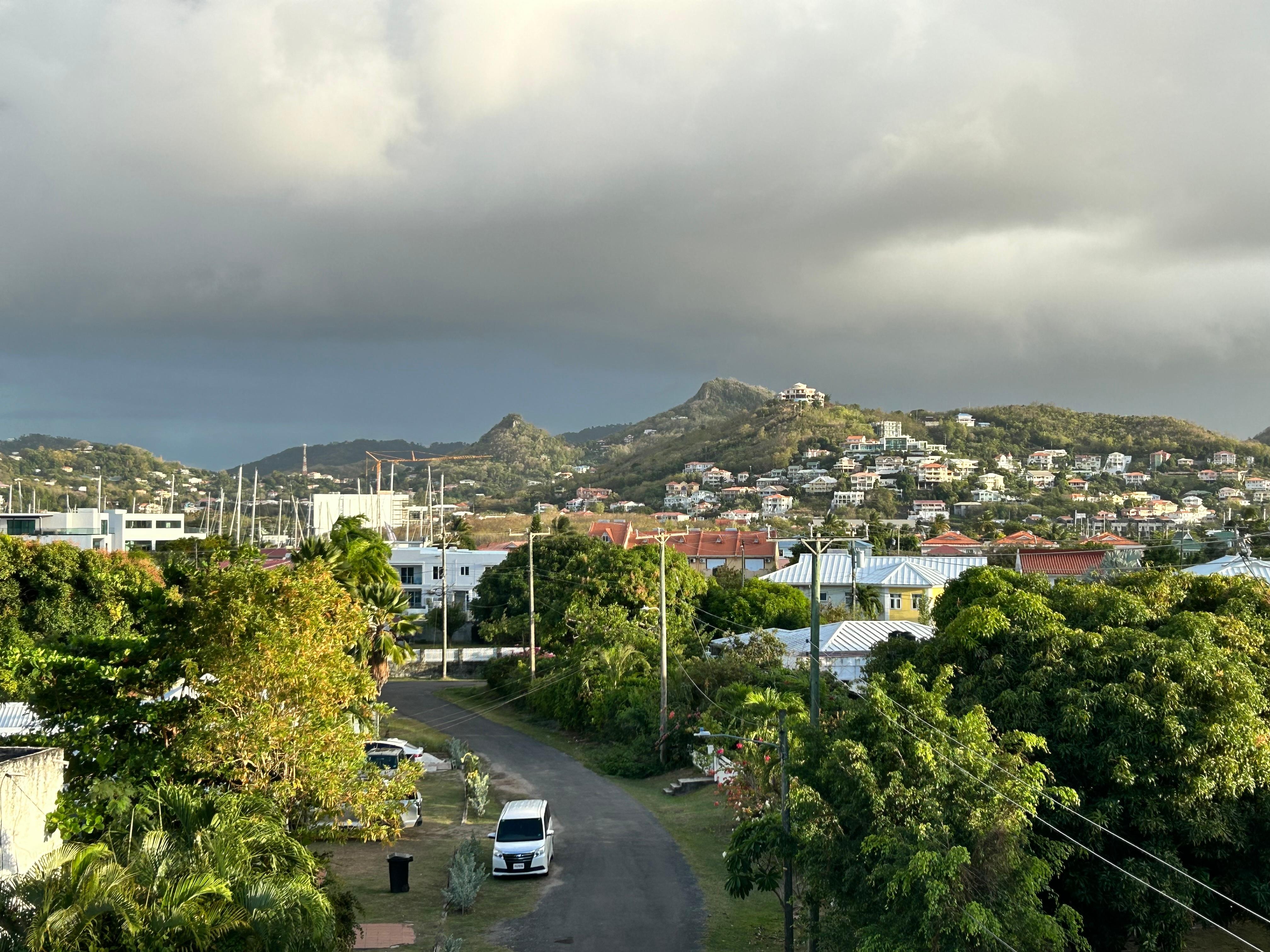 View from sunset bar on property.